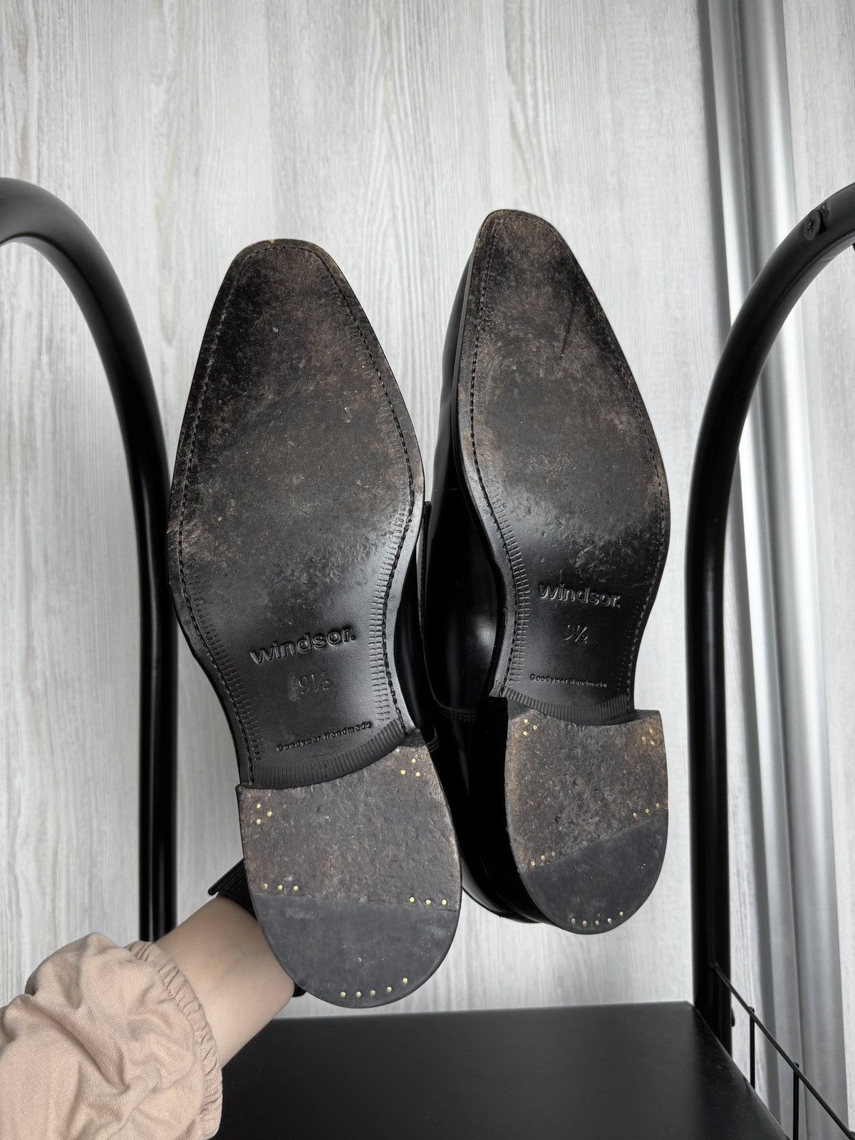 Other Windsor. black leather classic derby formal shoes Size US 10.5 / EU 43-44 - 12 Thumbnail