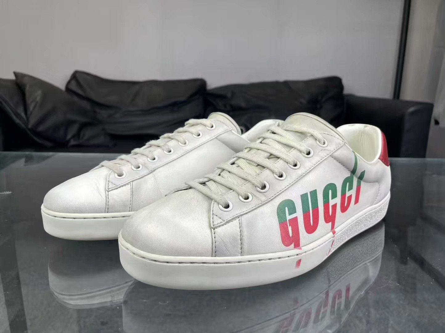 Gucci Gucci Graphic Lowtop Sneakers 9.5 Men Size US 9.5 / EU 42-43 - 1 Thumbnail