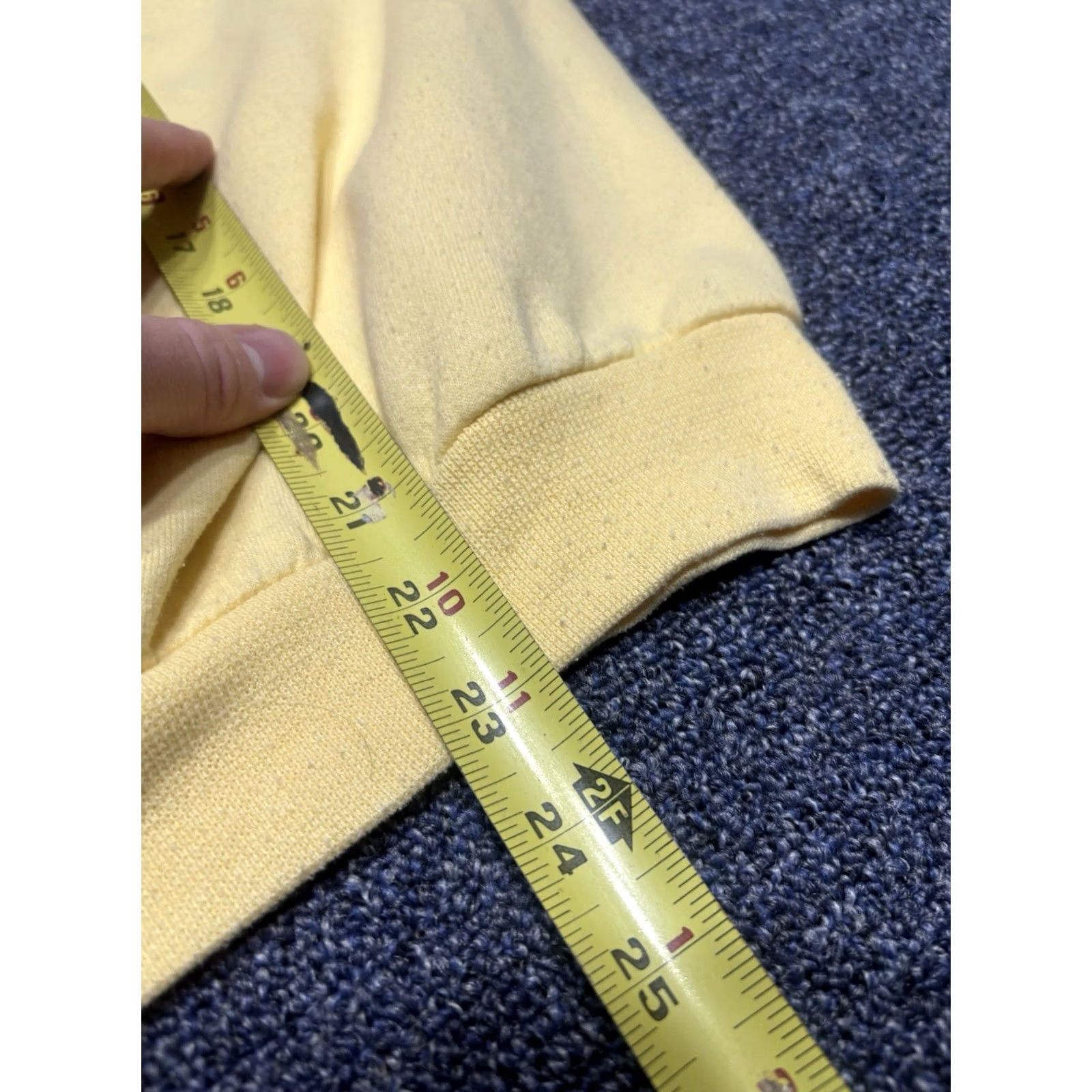Vintage VINTAGE Beach Top Threads Sweatshirt Crew Neck Long Sleeve Yellow M Unisex Adults 3629 Size M / US 6-8 / IT 42-44 - 4 Thumbnail