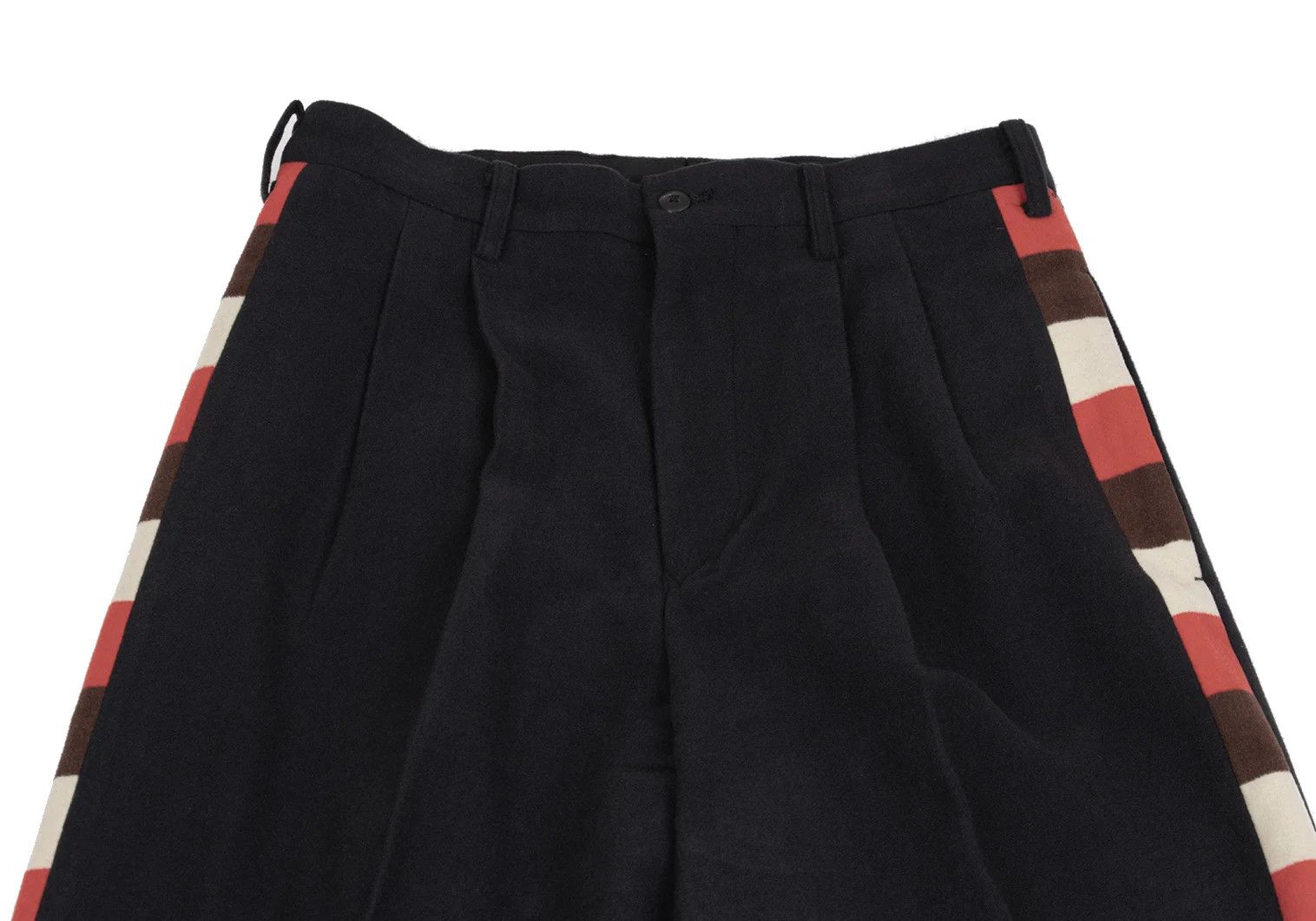 Yohji Yamamoto Yohji Yamamoto Felt Wool Pants Dark Navy S Size US 30 / EU 46 - 2 Thumbnail