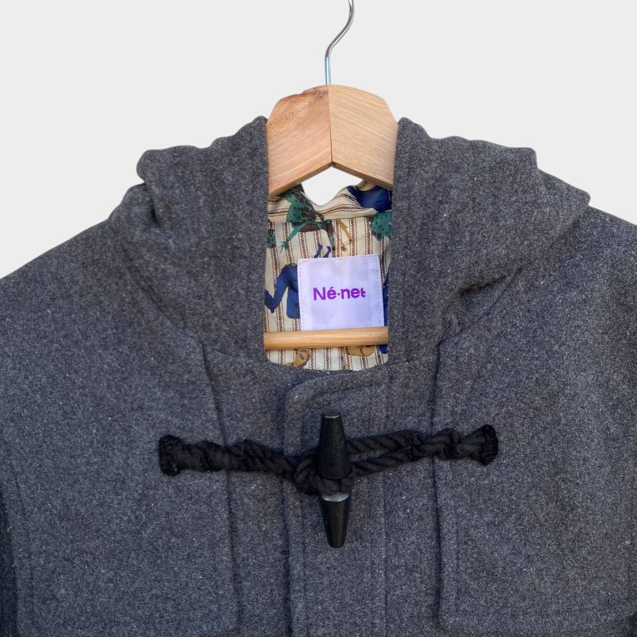 Ne-Net Né-net Issey Miyake Japan Designer Wool Toggle Duffle Coat Size US M / EU 48-50 / 2 - 5 Thumbnail