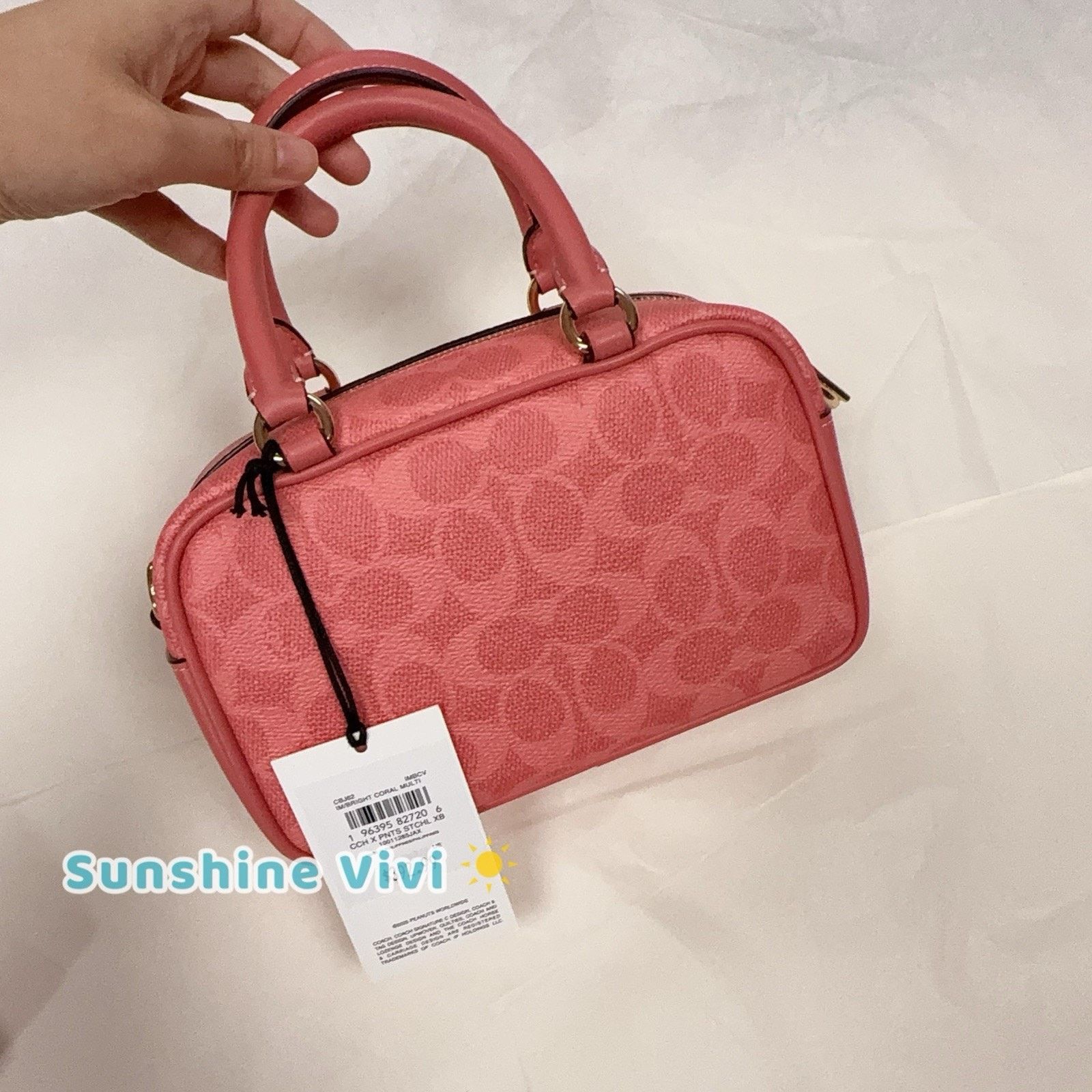Coach NWT Bundle Coach X Peanuts Satchel CBJ62 & CBN89 Snap Wallet Size ONE SIZE - 5 Thumbnail