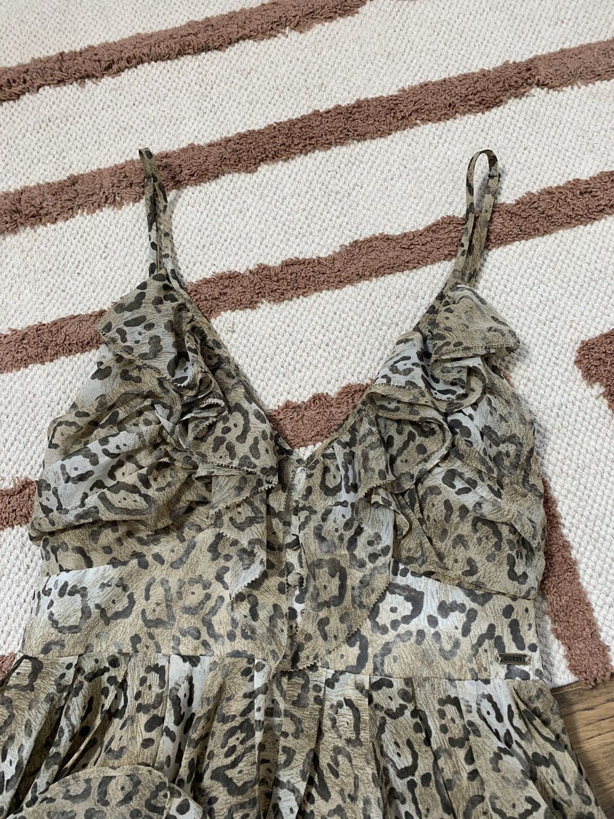 Guess VINTAGE GUESS LOS ANGELES ANIMAL PRINT MINI DRESS Size S / US 4 / IT 40 - 4 Thumbnail