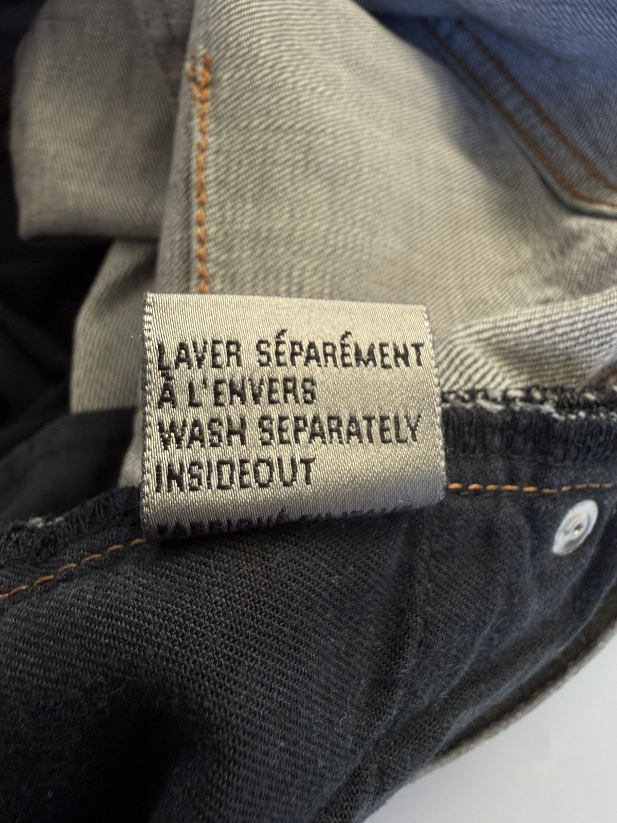 Dior Dior Homme Black Washed Jeans Size US 31 - 12 Thumbnail