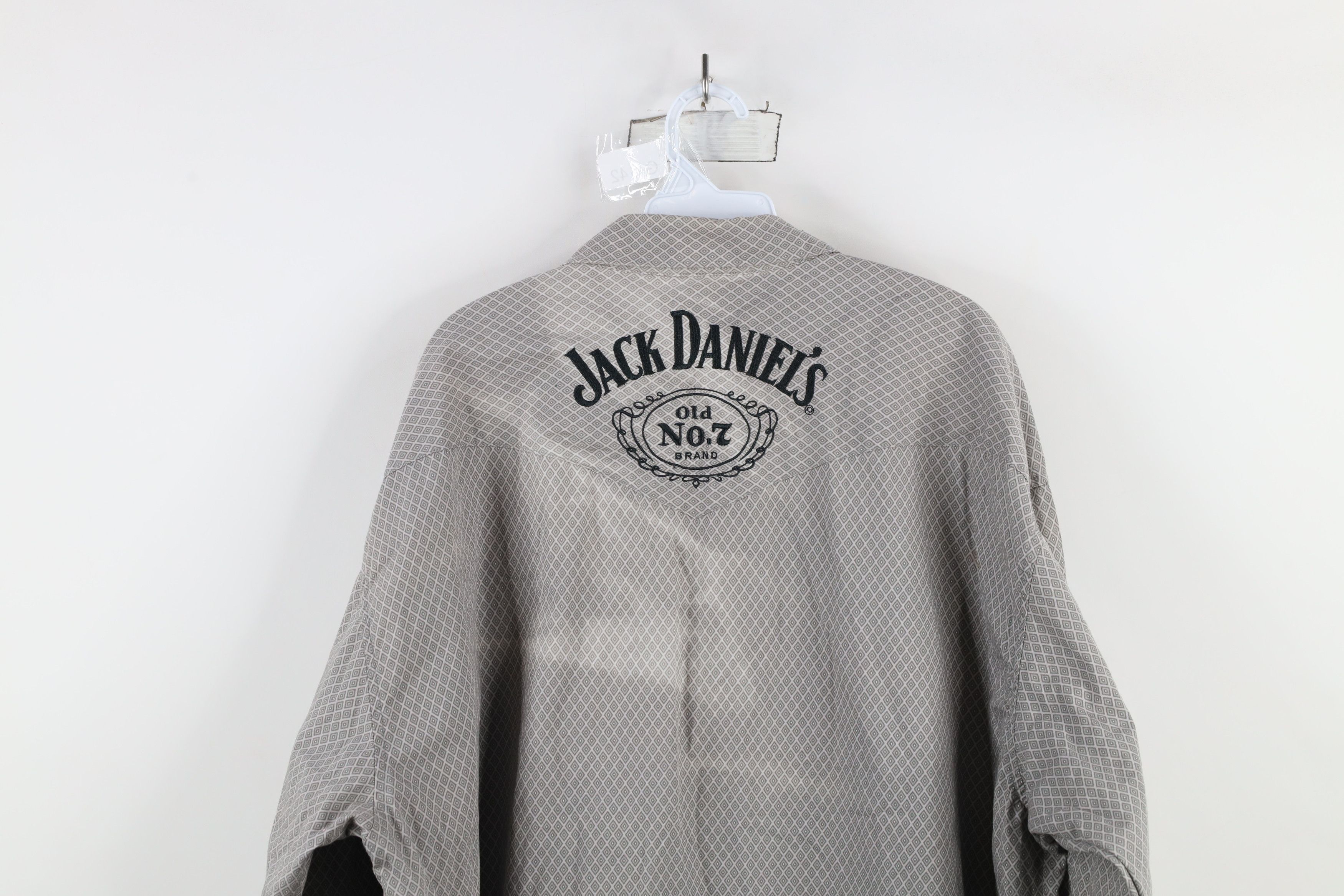 Vintage × Wrangler Vintage Wrangler x Jack Daniels Diamond Snap Button Shirt Size US XXL / EU 58 / 5 - 15 Thumbnail