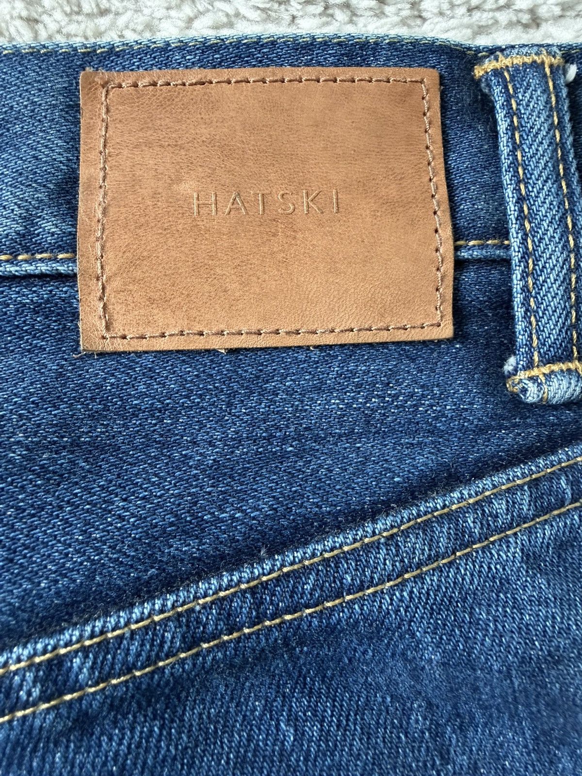 HATSKI HATSKI Wide Tapered Denim (HTK-22003) Used Wash Size 1 Size US 30 / EU 46 - 9 Thumbnail