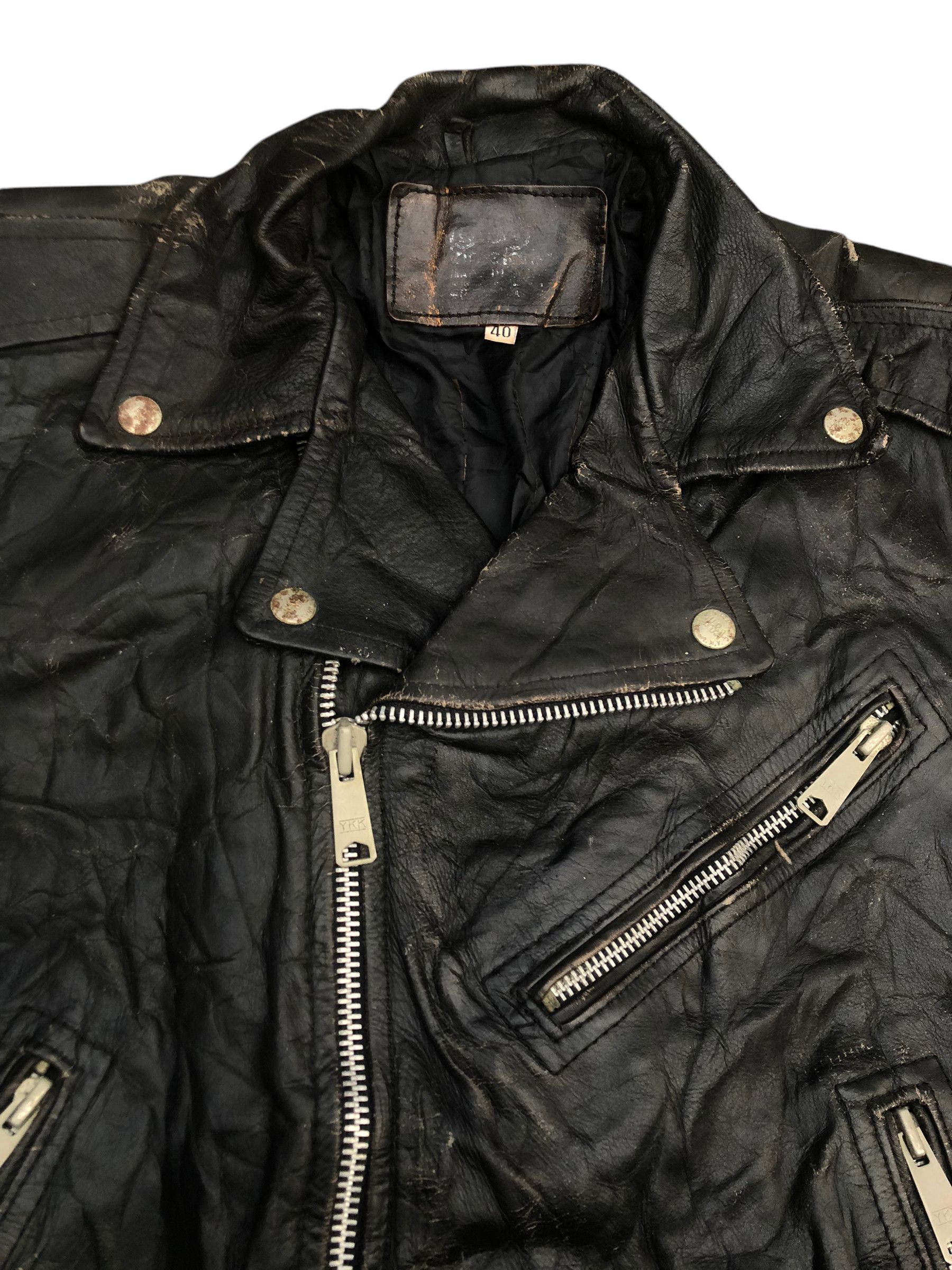 Harley Davidson Prime Parts by JUST BRASS INC USA Biker Leather Jacket Size US XXS / EU 40 - 3 Thumbnail
