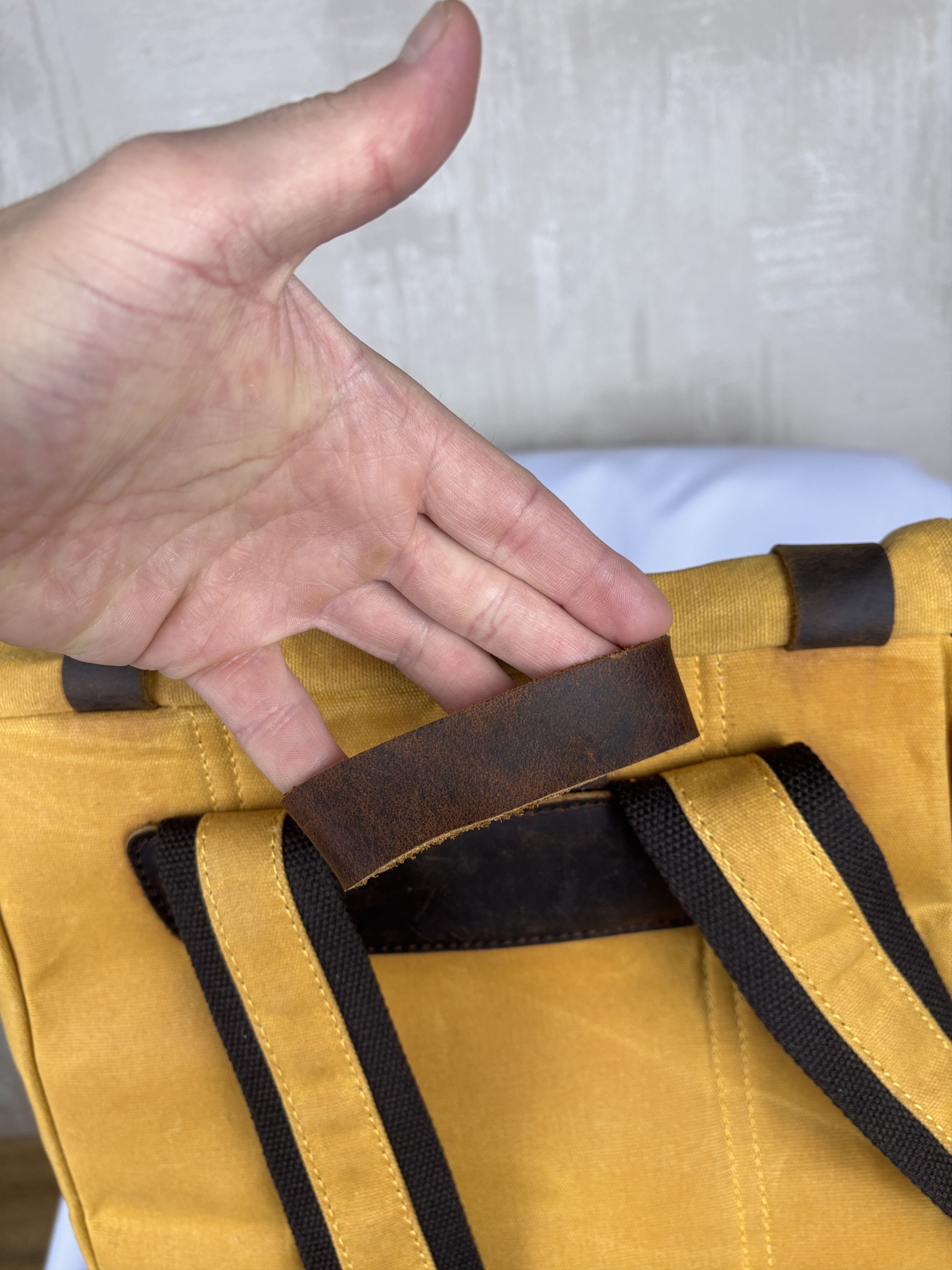 Other Gandys Canvas Wax Waxed Cotton Backpack Travel Outdoor Size ONE SIZE - 17 Thumbnail