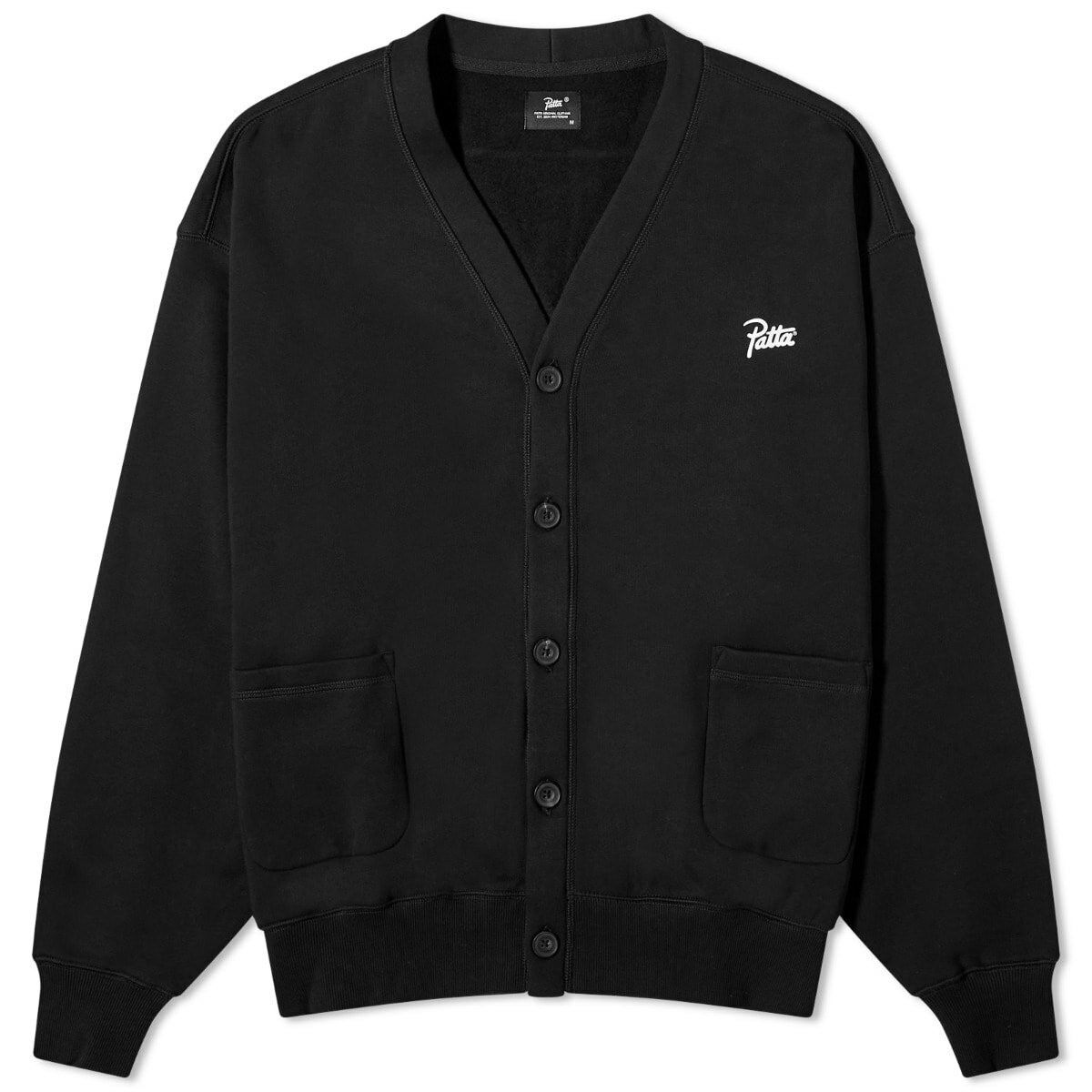Patta o1mle0426 Patta Classic Cardigan in Black Size US M / EU 48-50 / 2 - 1 Thumbnail