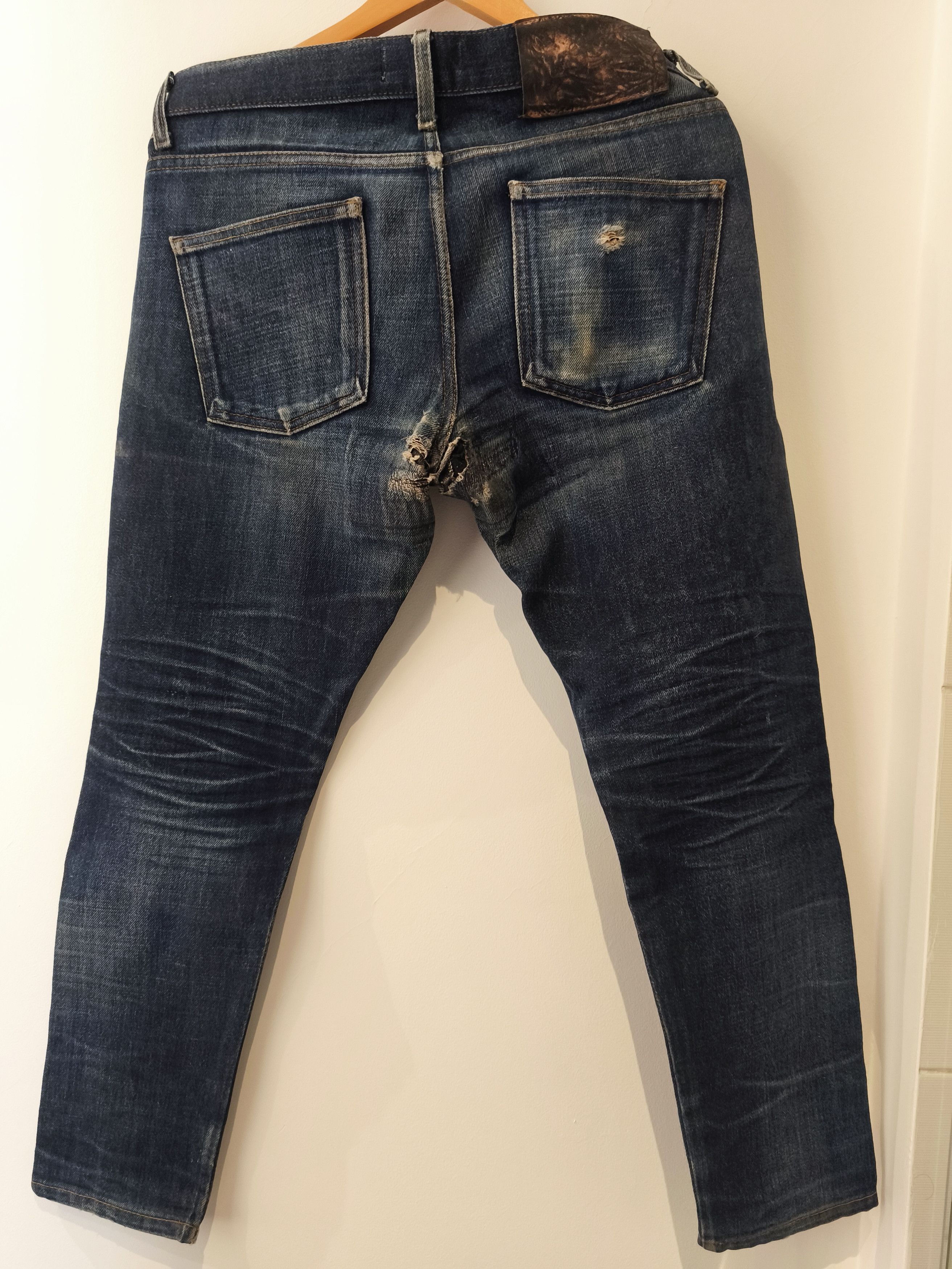 Naked & Famous Butler Naked & Famous Slim Dry Demin Fades Jean Selvedge Size US 33 - 4 Thumbnail