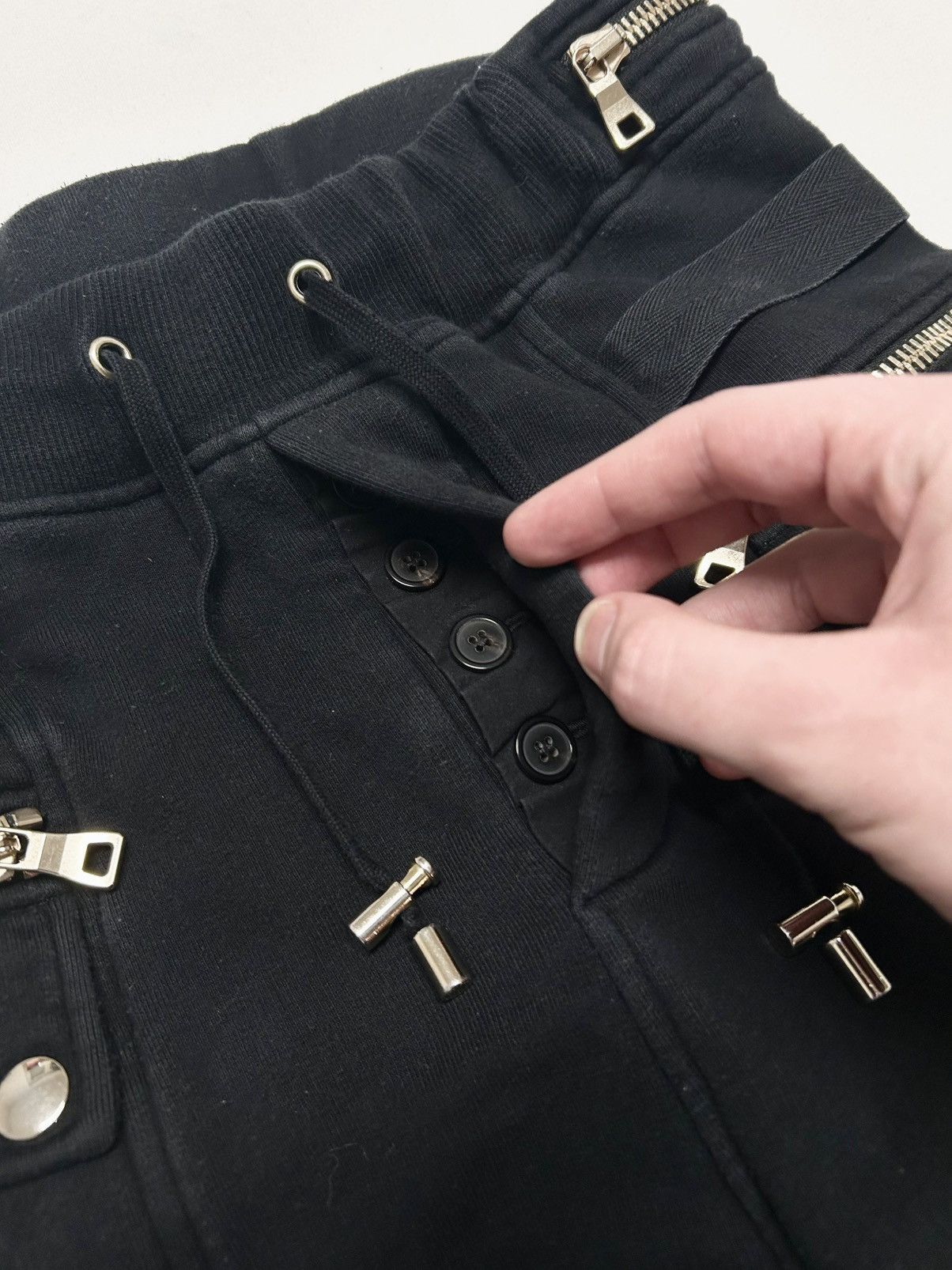 Balmain Bondage Multi-Zip Biker Cargo Pants Size US 30 / EU 46 - 7 Thumbnail