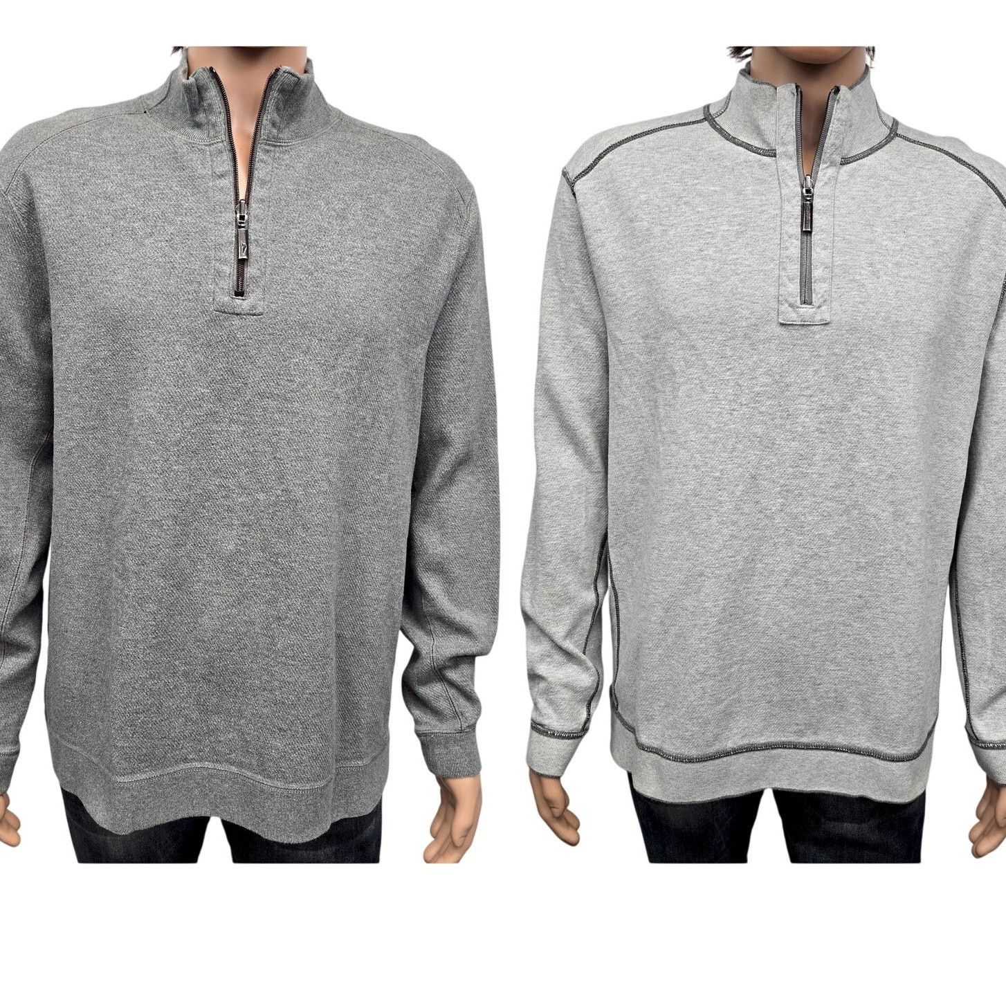 Tommy Bahama Tommy Bahama Reversible 1/2 Half Zip Sweatshirt Sweater XL Size US XL / EU 56 / 4 - 2 Thumbnail