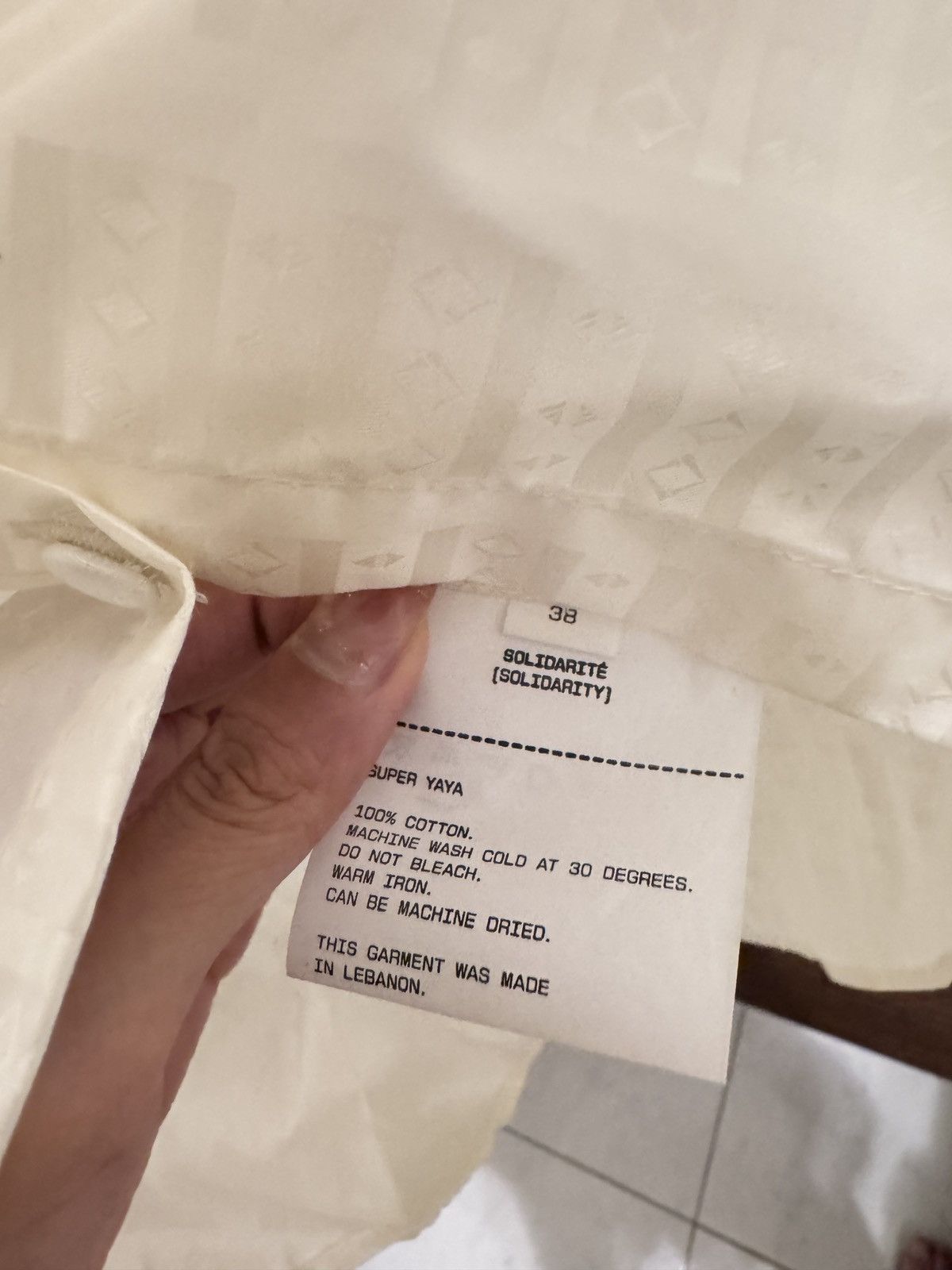 Other Superyaya Chemise papa off white shirt Size S / US 4 / IT 40 - 5 Thumbnail