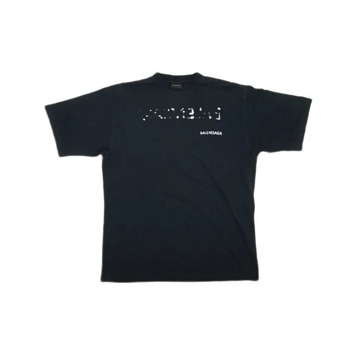 Balenciaga Balenciaga Balenciaga SS23 Logo Print Black TShirt -2507 Size US XS / EU 42 / 0 - 2 Thumbnail