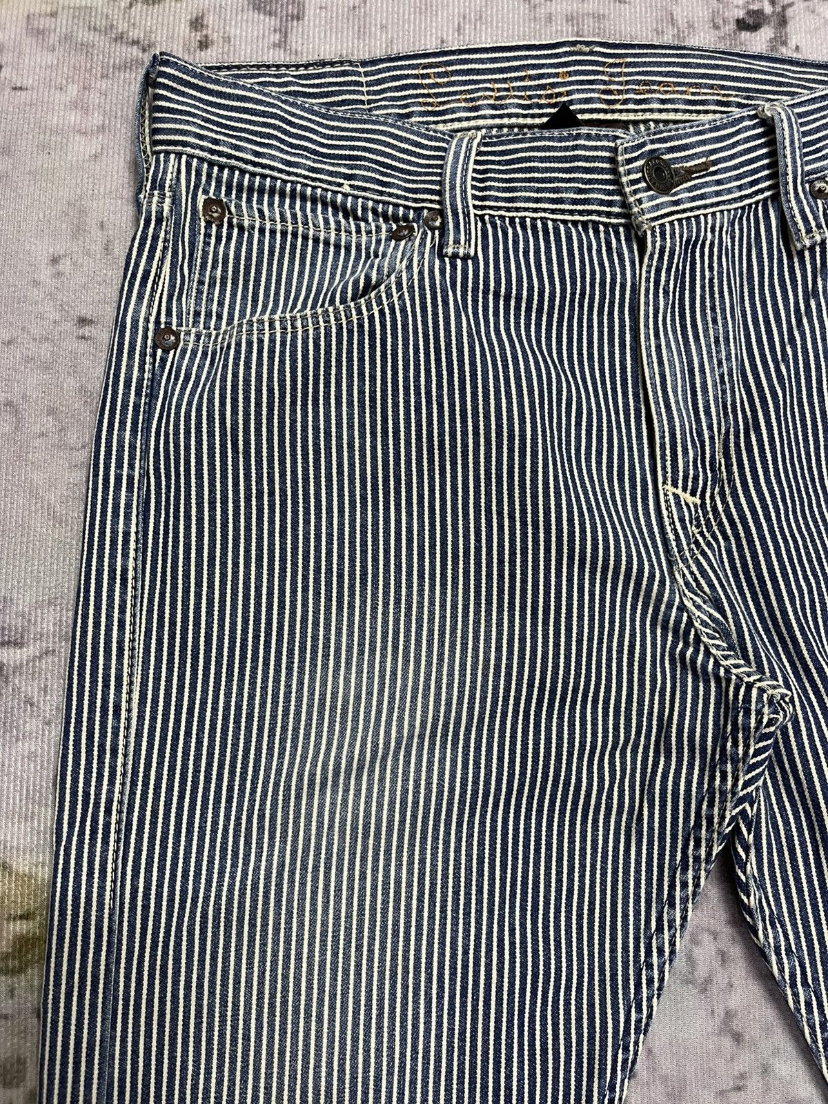 Levi's Levis Jeans White Stripe Vintage Straightcut Size US 30 / EU 46 - 5 Thumbnail