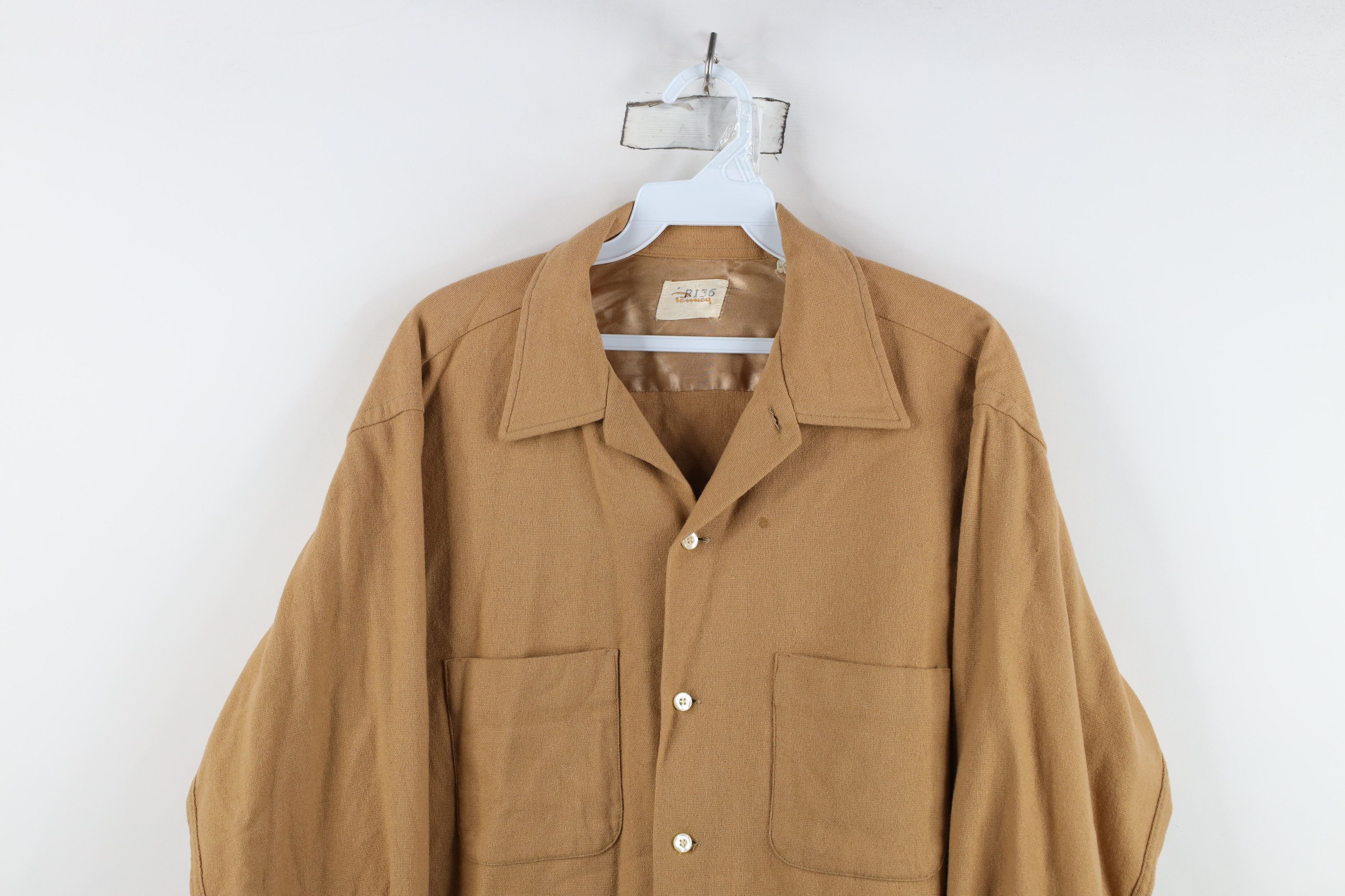 Vintage Vintage 50s Penneys Camp Collar Board Button Shirt USA Size US L / EU 52-54 / 3 - 2 Thumbnail
