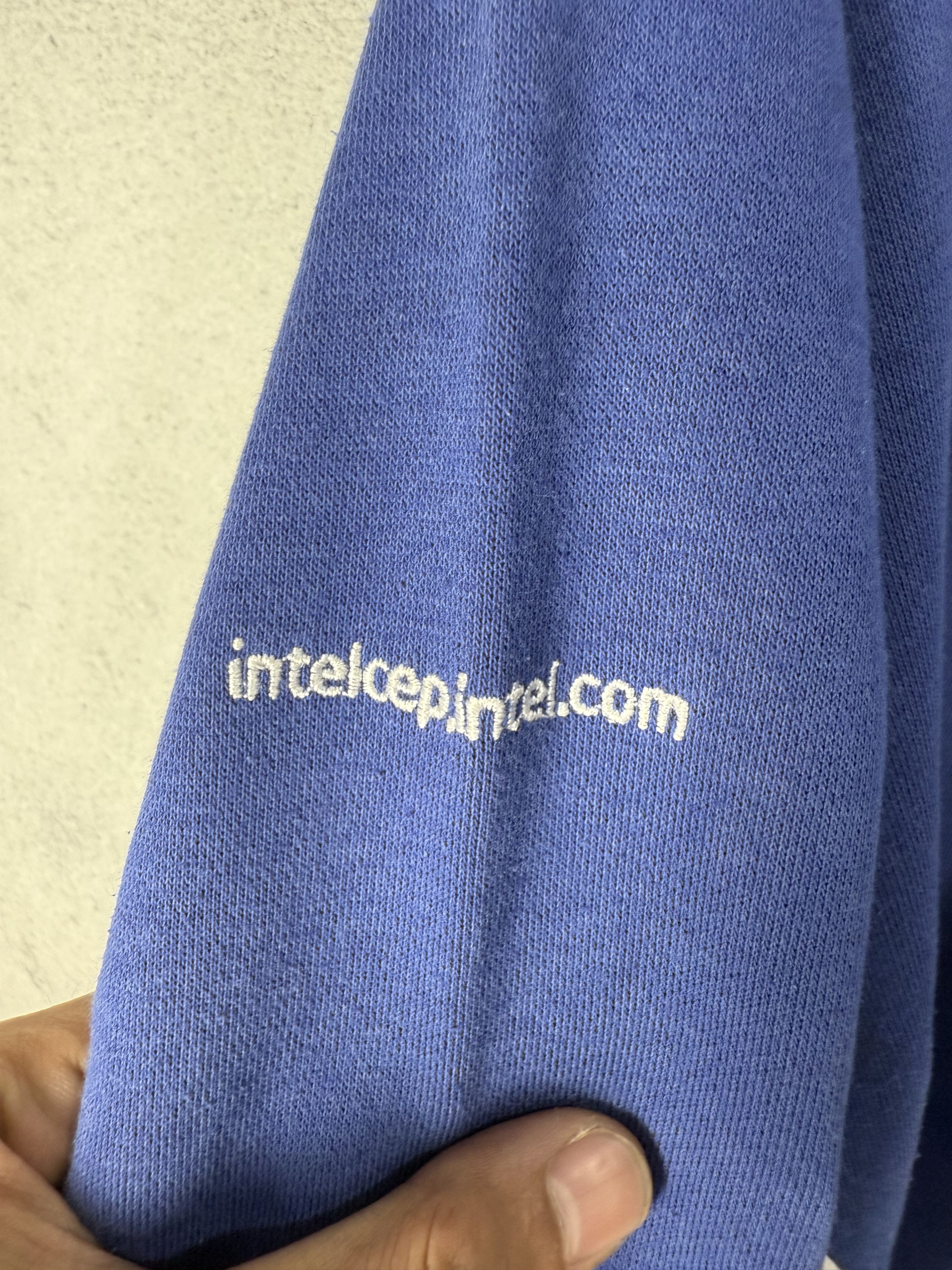 Vintage Vintage Intel Half Zip Sweatshirt Size US XL / EU 56 / 4 - 6 Thumbnail