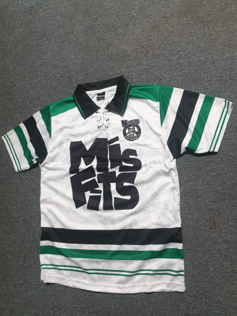 Misfits Misfits white green streetwear jersey Size US M / EU 48-50 / 2 - 5 Thumbnail