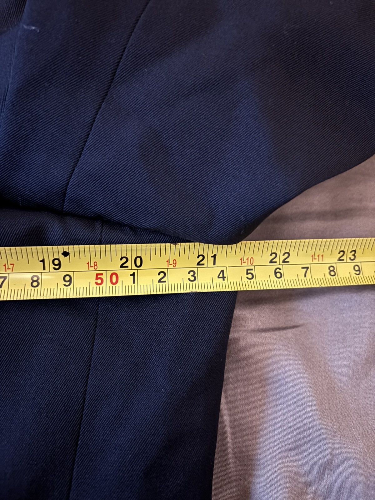 Comme des Garcons Homme Plus COMME DES GARCONS HOMME PLUS NAVY DOUBLE BREASTED BLAZER Size 42L - 9 Thumbnail