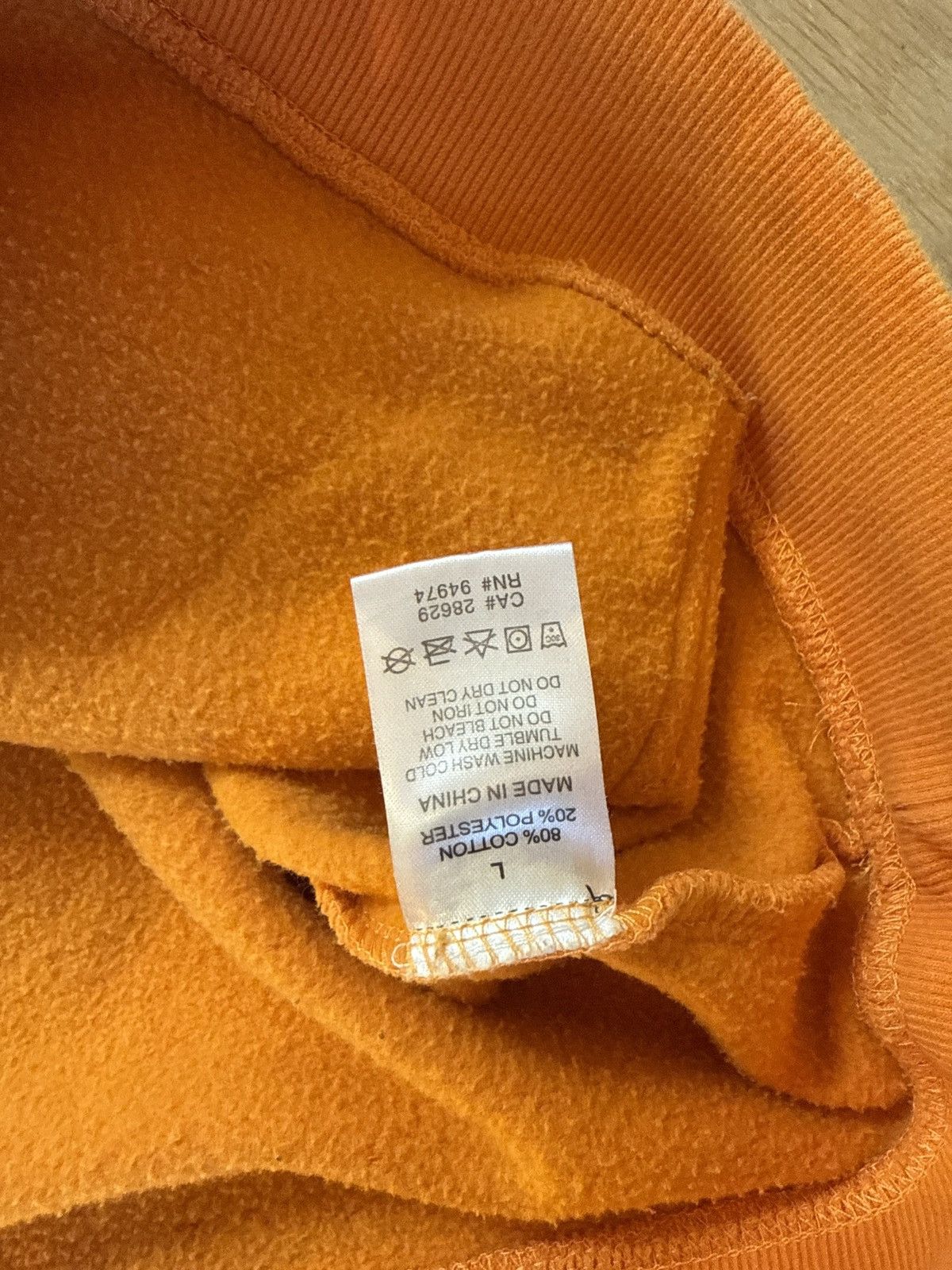 Stussy Stussy Orange Hoodie Size US M / EU 48-50 / 2 - 7 Thumbnail