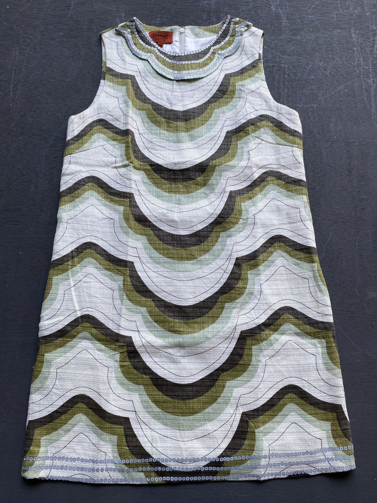 Missoni MISSONI Vintage Linen Dress Size XS / US 0-2 / IT 36-38 - 2 Thumbnail