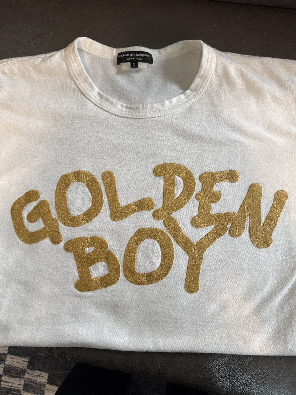 Comme des Garcons Homme Plus Comme des Garcons Homme Plus Golden Boy T-Shirt Size US M / EU 48-50 / 2 - 9 Thumbnail