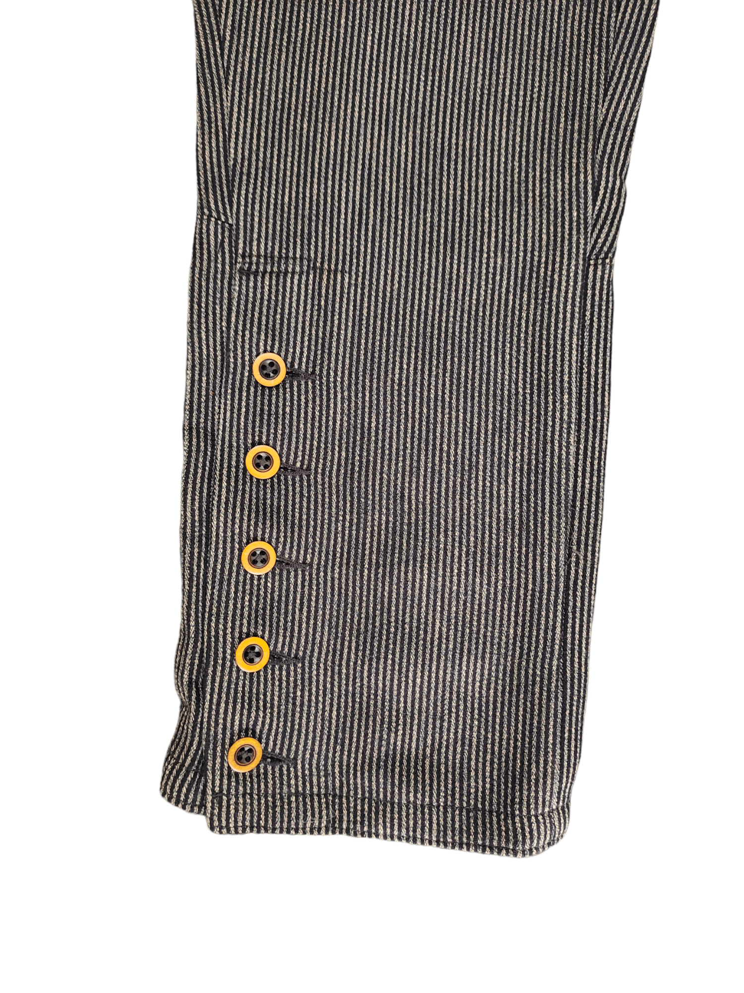 45rpm Japanese Brand 45RPM Striped Button Up 3Q Pants Size 30" / US 8 / IT 44 - 7 Thumbnail