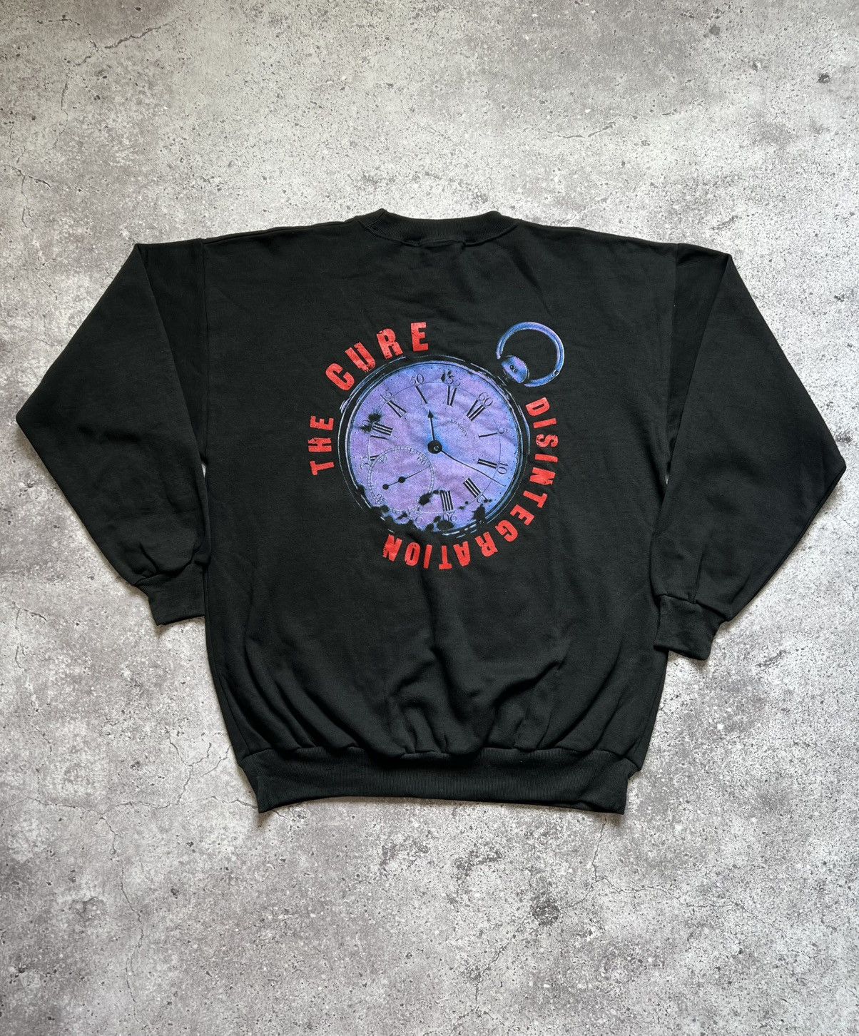 Band Tees Vintage 1989 The Cure Disintegration Sweatshirt Rare 90s Size US XL / EU 56 / 4 - 11 Thumbnail