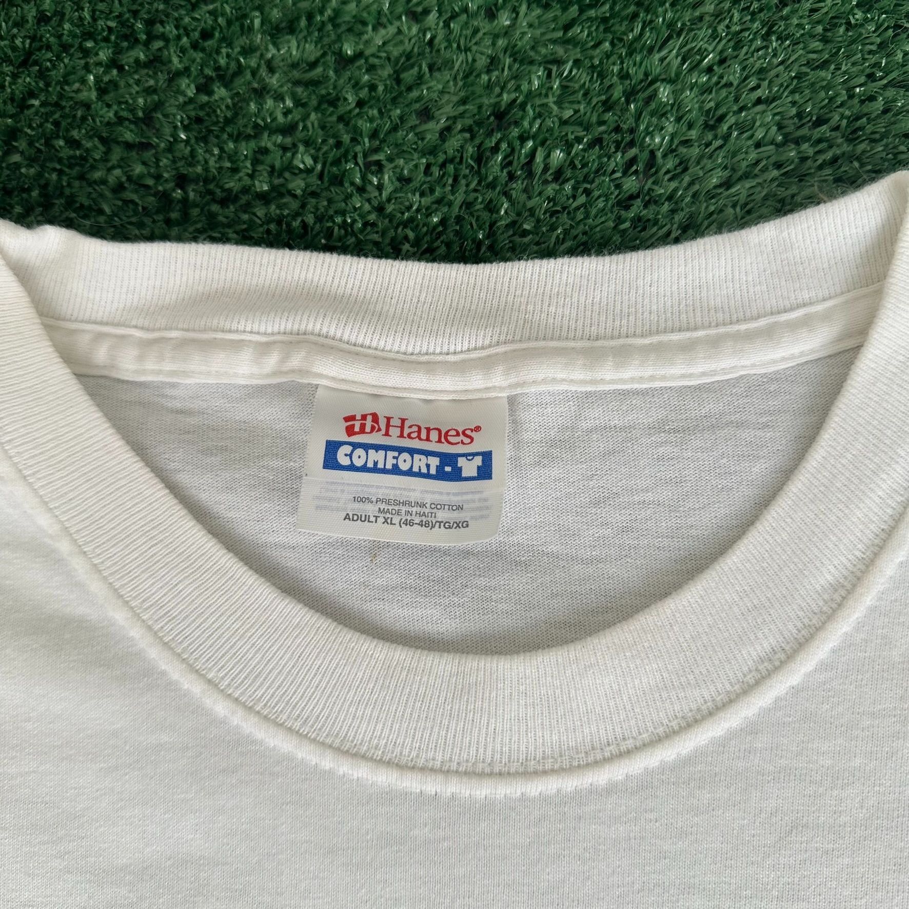 Hanes Vintage Y2K Universal Orlando Popeye Recycling T-Shirt Boxy Size US XL / EU 56 / 4 - 6 Thumbnail