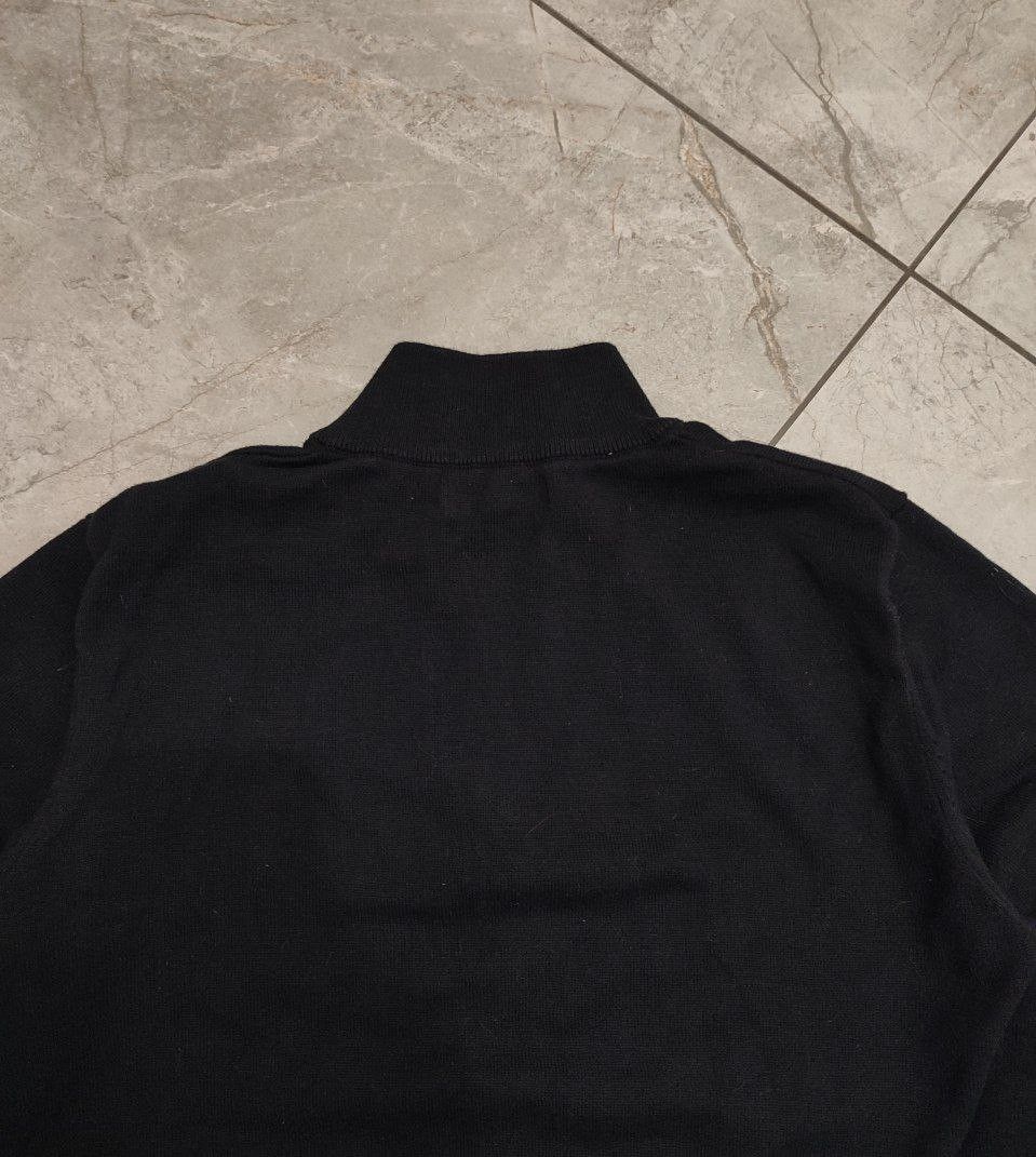 Other HOLLAND ESQUIRE Black Knit 1/4 zip Jumper England style Size US M / EU 48-50 / 2 - 11 Thumbnail