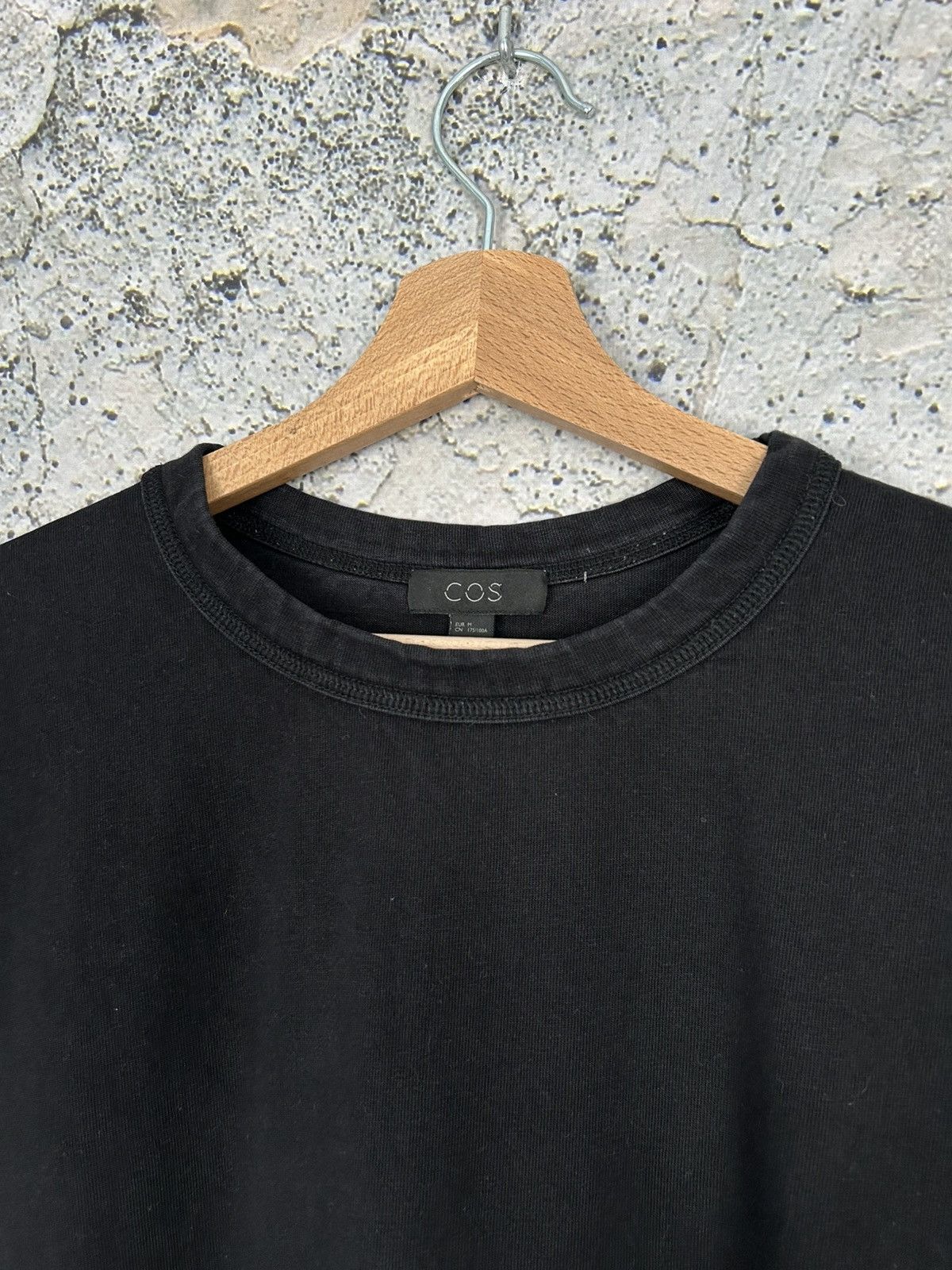 Designer COS Avant Garde Black Blank Tee Heavy Grunge Designer Size US M / EU 48-50 / 2 - 3 Thumbnail