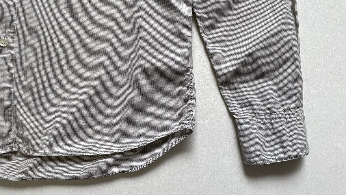 Maison Margiela S/S 04 Collarless Grid Check Shirt Size US M / EU 48-50 / 2 - 9 Thumbnail