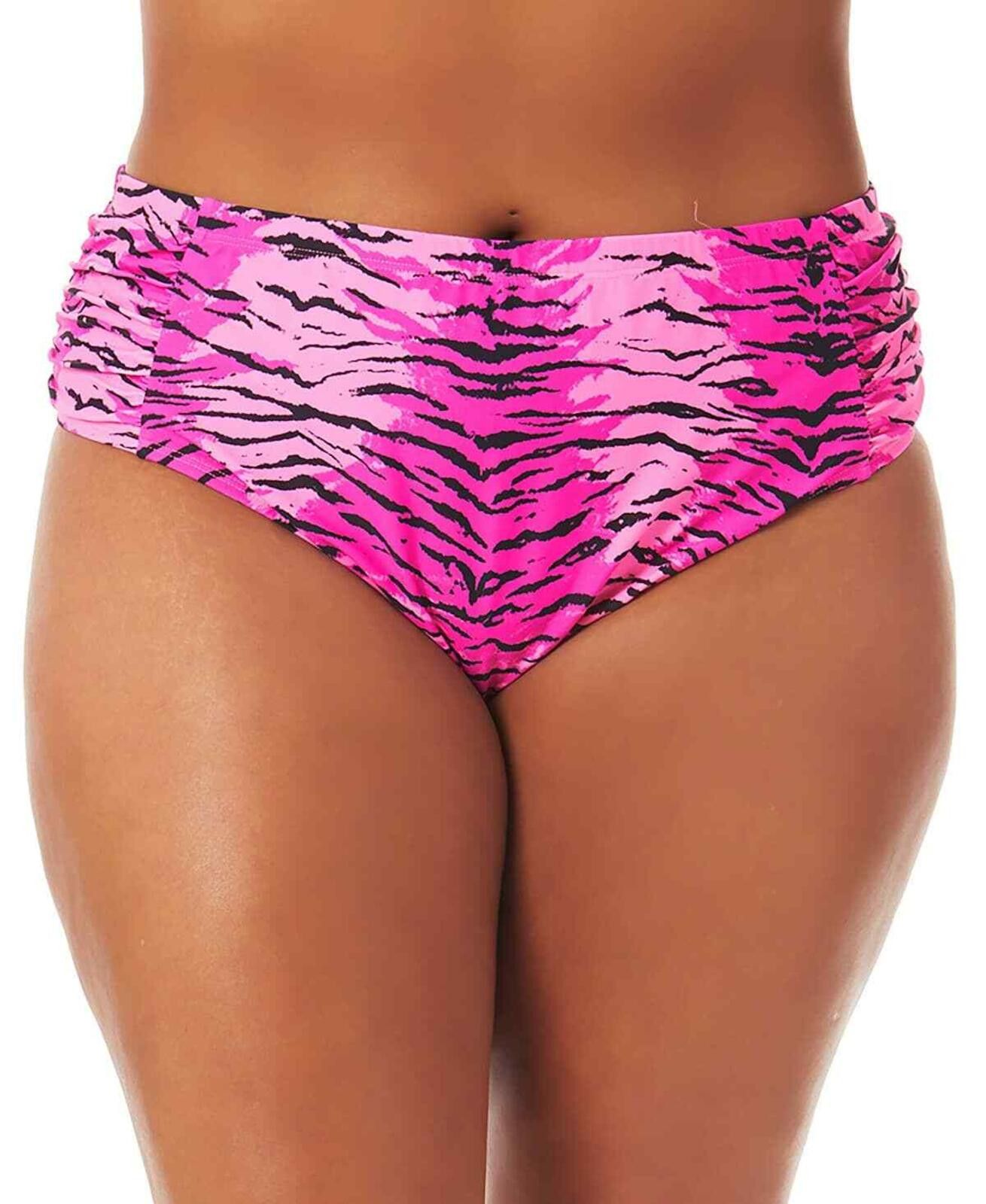Other California Waves Plus Size Topaz Tiger Bikini Bottoms 2x Size ONE SIZE - 1 Thumbnail