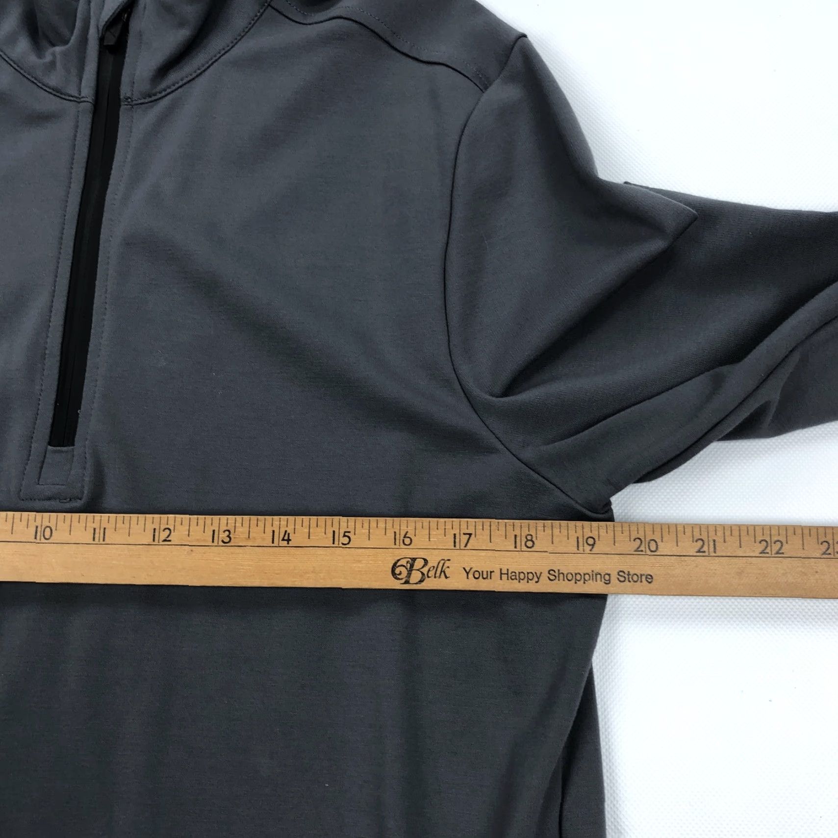Cuts CUTS Men M Medium Gray Aeroflite Concorde 1/4 Zip Pullover Activewear Shirt Athletic Breathable Zip Mock Neck Pockets Logo 20.5 Chest Size US M / EU 48-50 / 2 - 7 Thumbnail