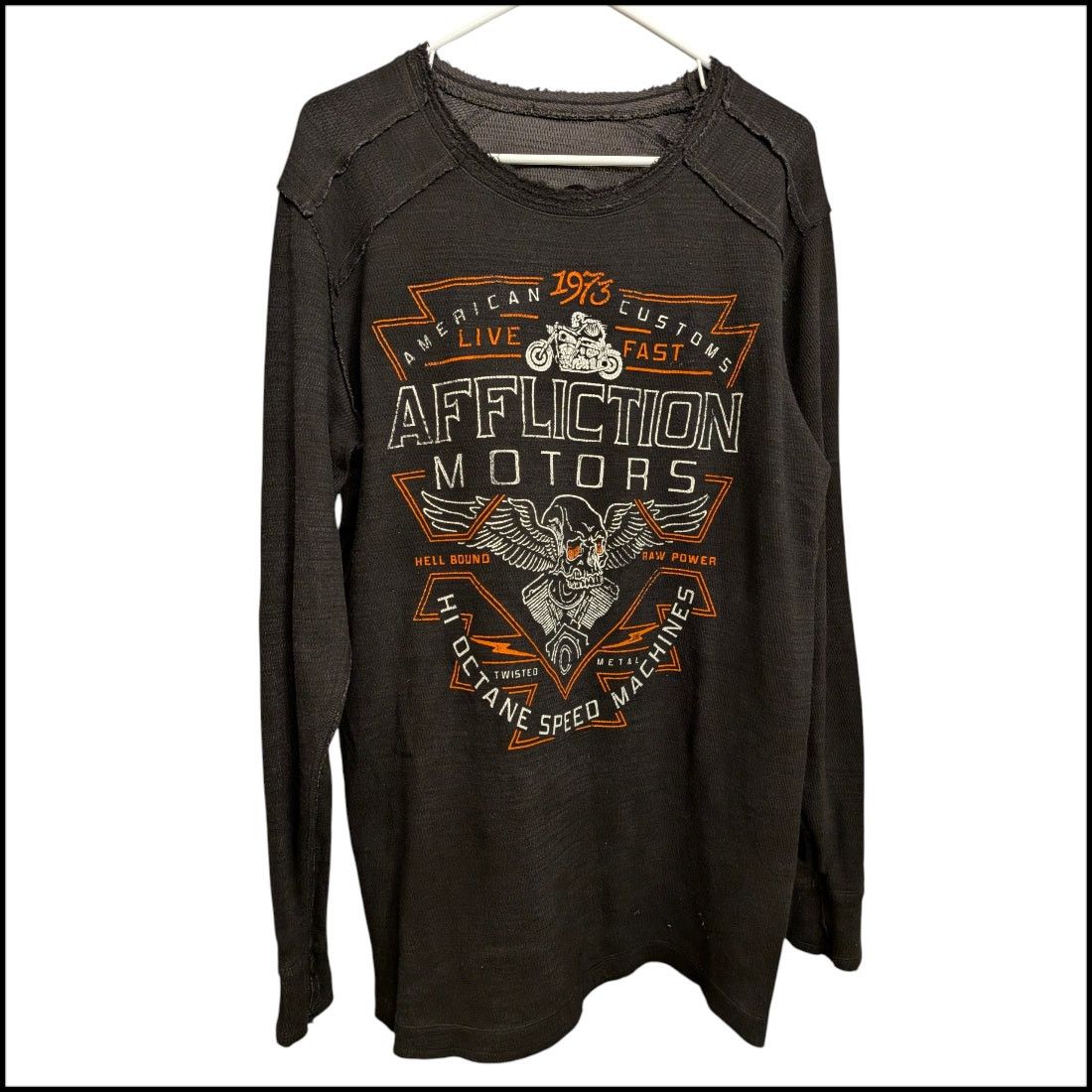 Affliction AFFLICTION Los Angeles Cooper Relaxed Boot Cut Jeans 31" Size US XL / EU 56 / 4 - 2 Thumbnail