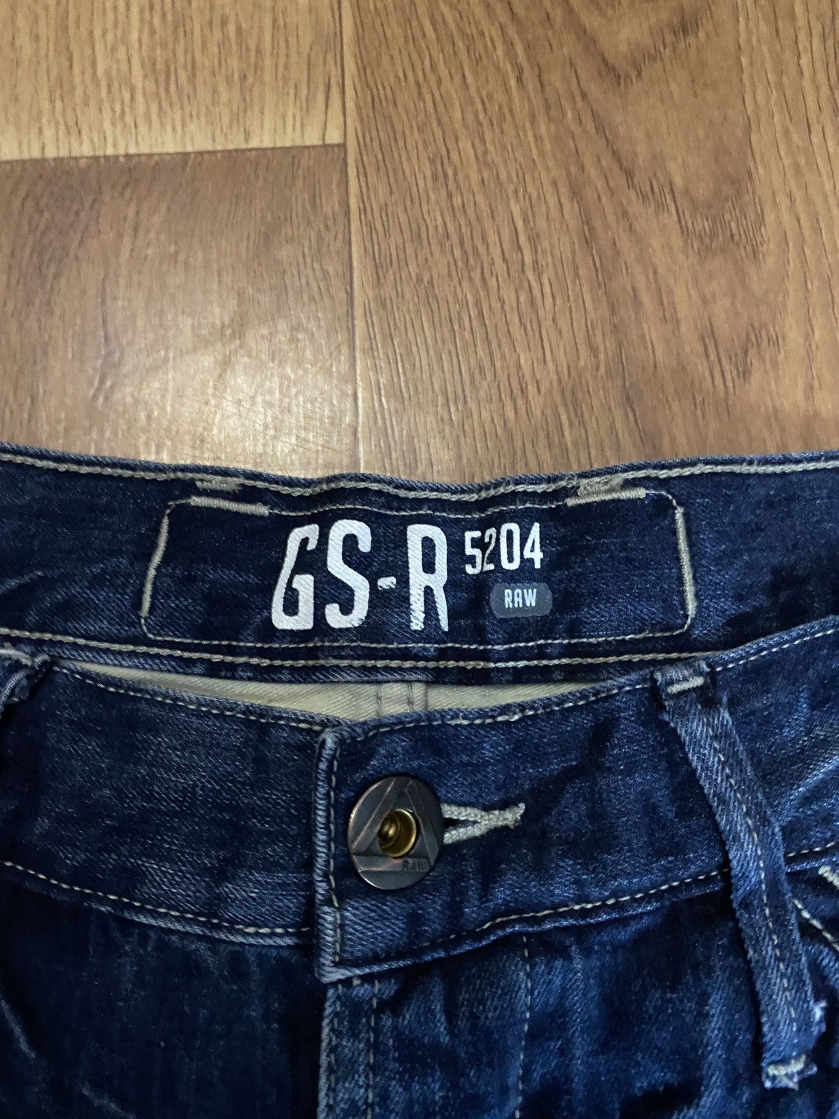 G-Star × Vintage Denim Pants Gstar Raw Jeans Y2K Size US 32 / EU 48 - 4 Thumbnail