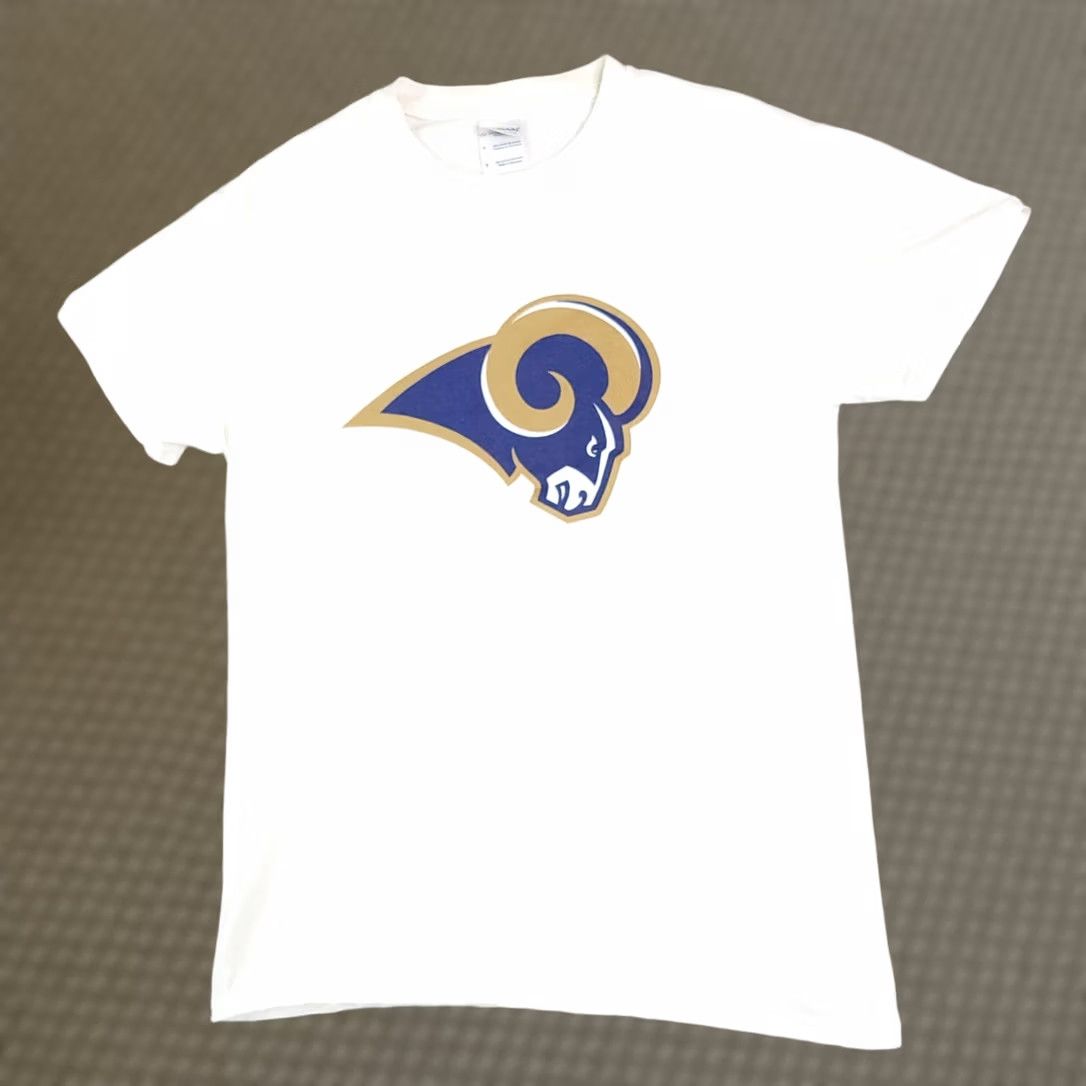 Gildan Gildan Heavy Cottn NFL Rams 4-H Shirt Adult Small White Short Sleeve T SEE PHOTO Size US S / EU 44-46 / 1 - 1 Thumbnail