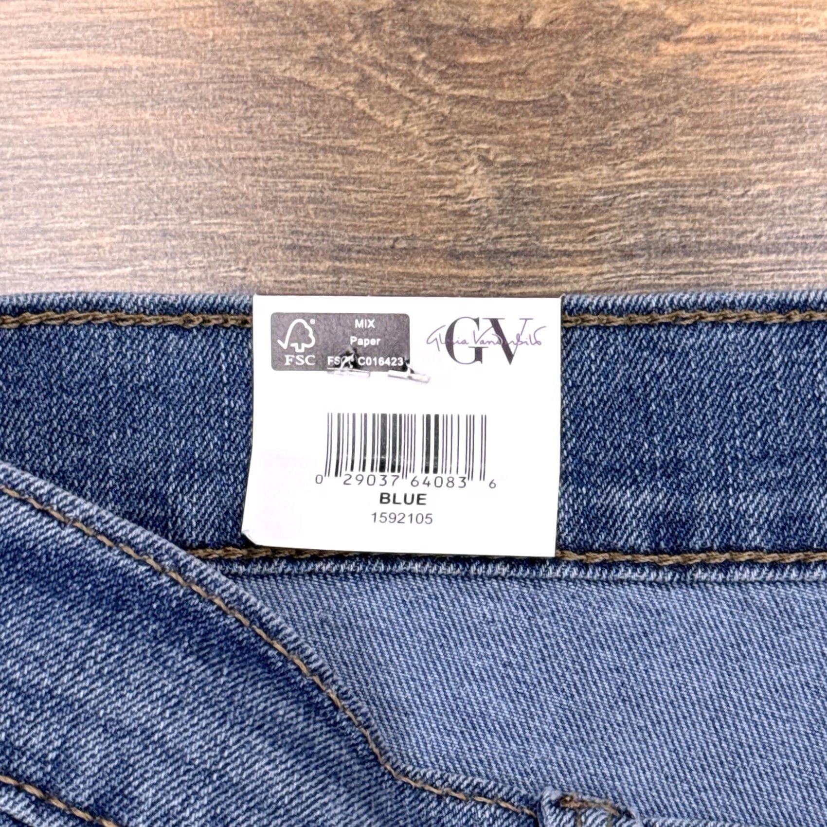 Gloria Vanderbilt Gloria Vanderbilt Amanda Capri Jeans 18 Regular High Rise Blue Denim Stretch 5-Pocket Womens Jeans Pants Capris Alex Amanda Model Vintage No Size 40" / US 18 - 5 Thumbnail