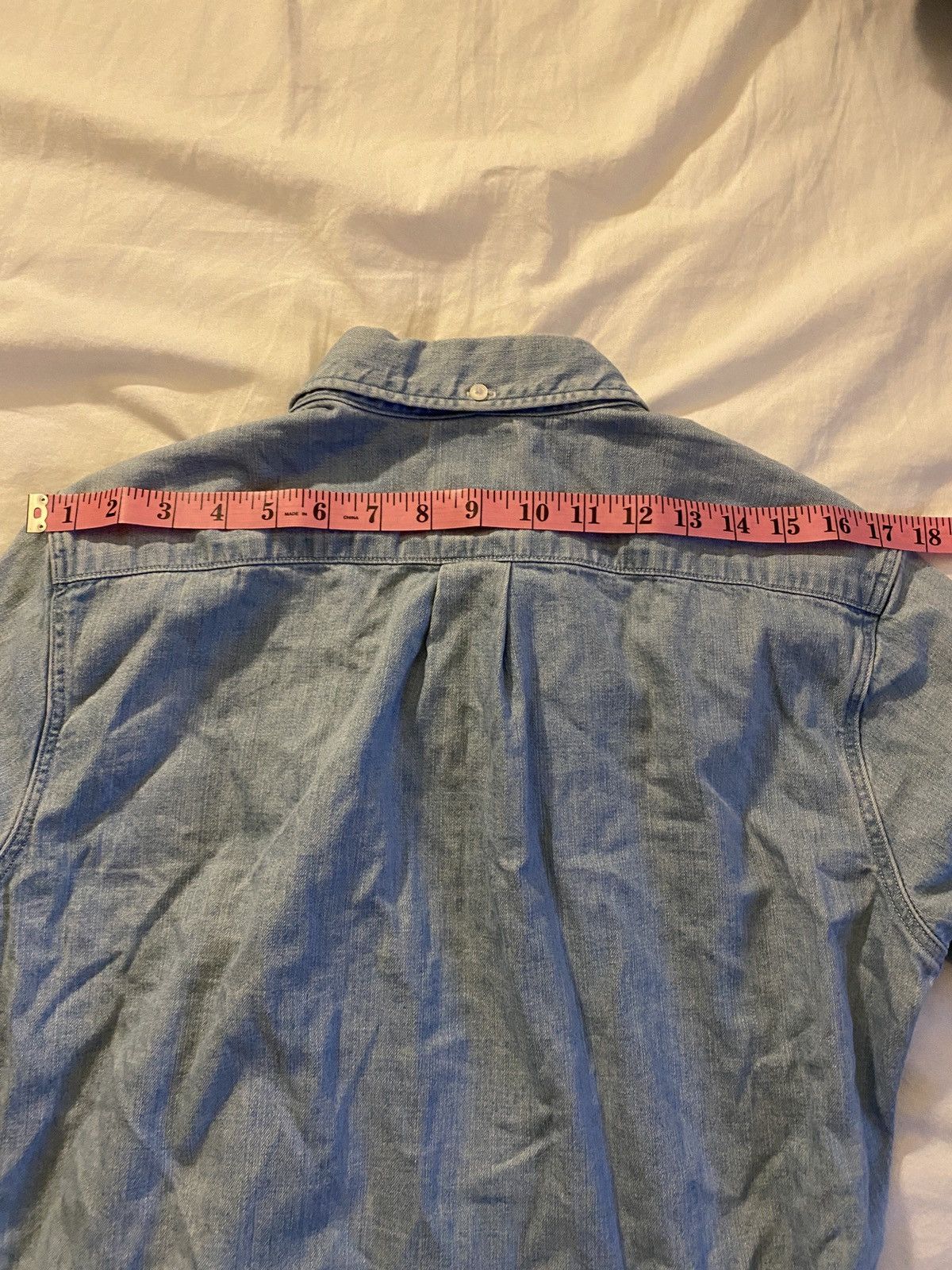 Levi's Vintage Clothing Levis Light Wash Denim Button Up Shirt Size US S / EU 44-46 / 1 - 6 Thumbnail