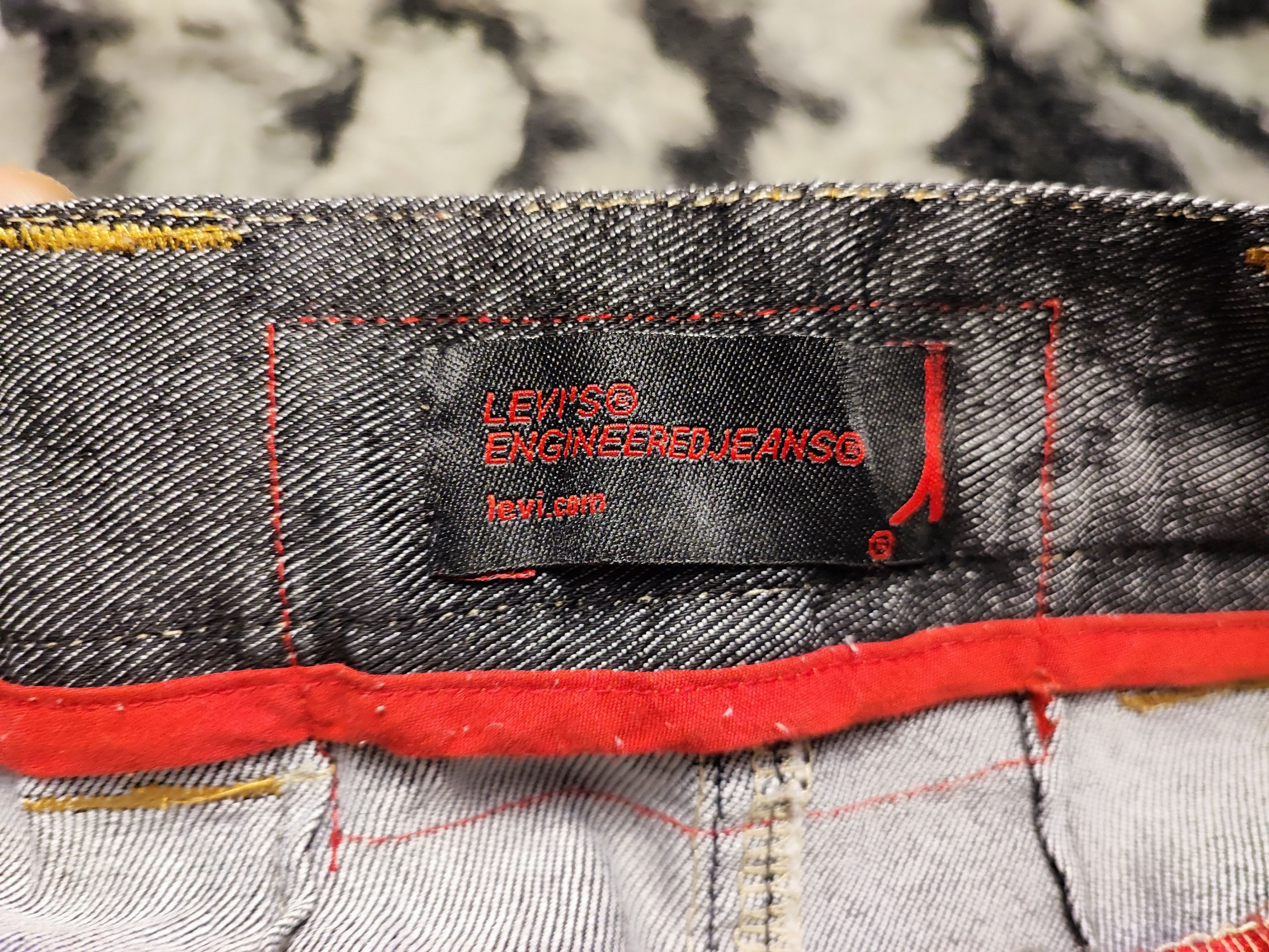 Levi's Archive 2000 Levi's Engineered Skirt Jeans 3D Twisted Seams Size 29" - 16 Thumbnail