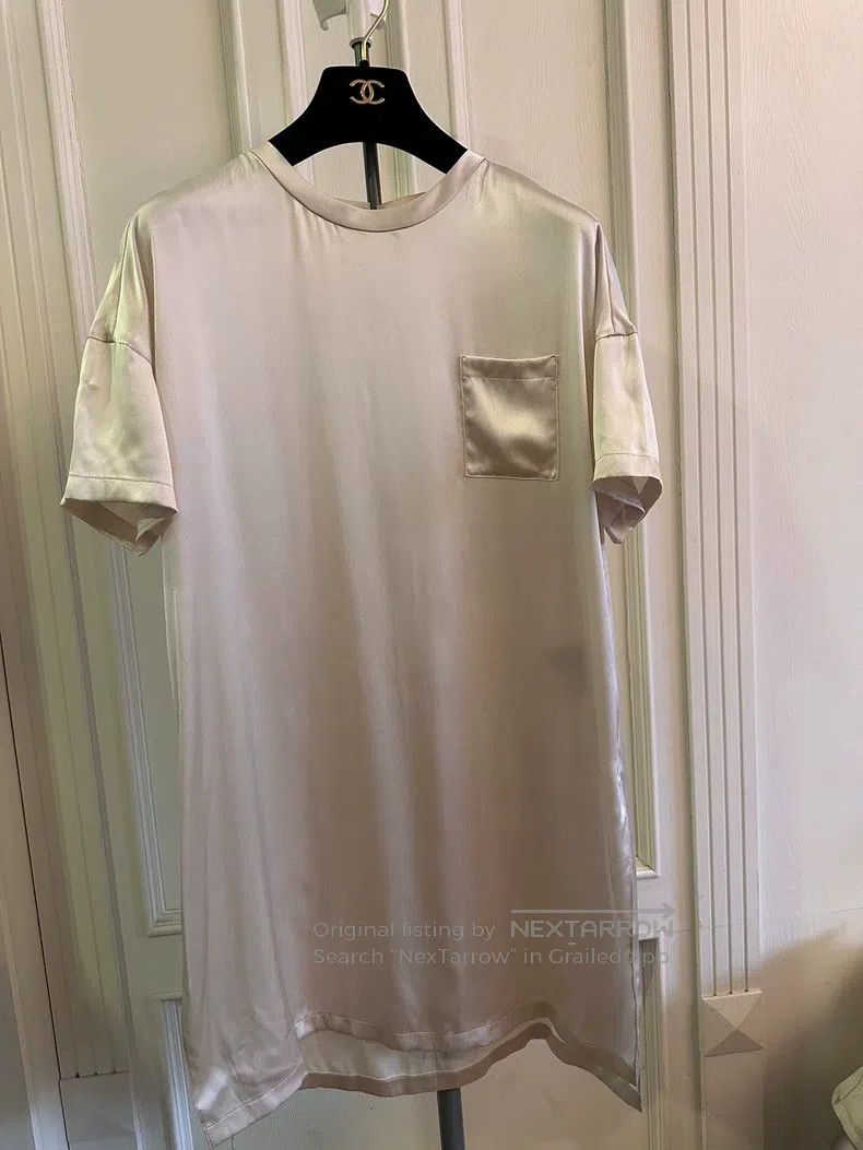 Brunello Cucinelli Brunello Cucinelli Women's silk dress Size L / US 10 / IT 46 - 2 Thumbnail