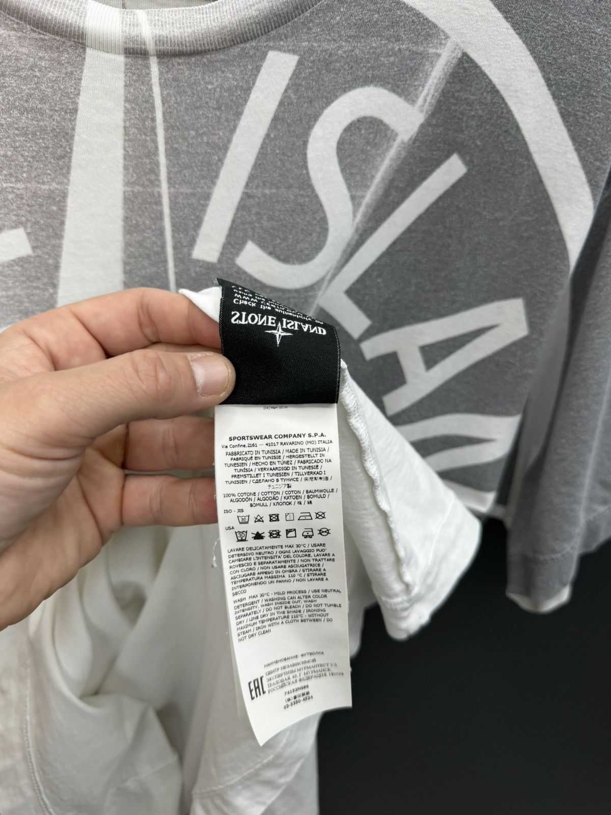 Stone Island Stone Island Compass Graphic T-Shirt Size L Size US L / EU 52-54 / 3 - 7 Thumbnail