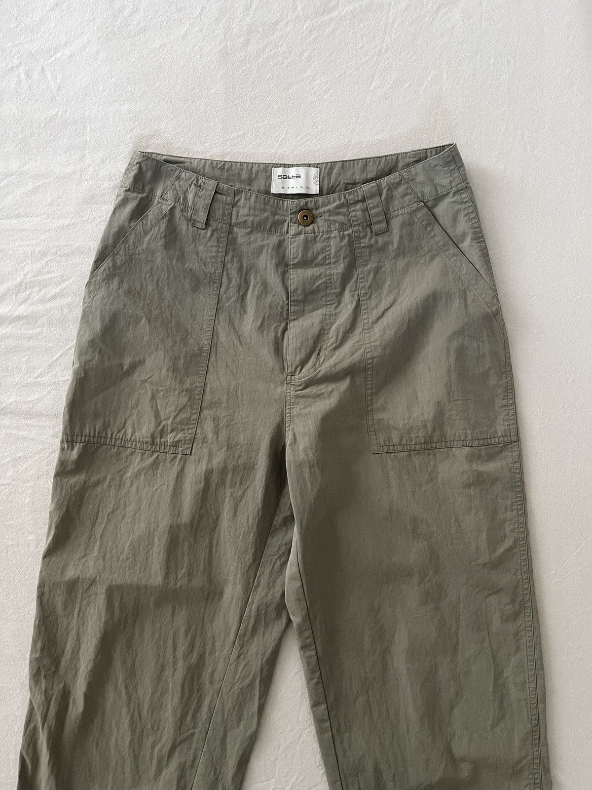 Satta Satta sage green army pant Size US 29 - 2 Thumbnail