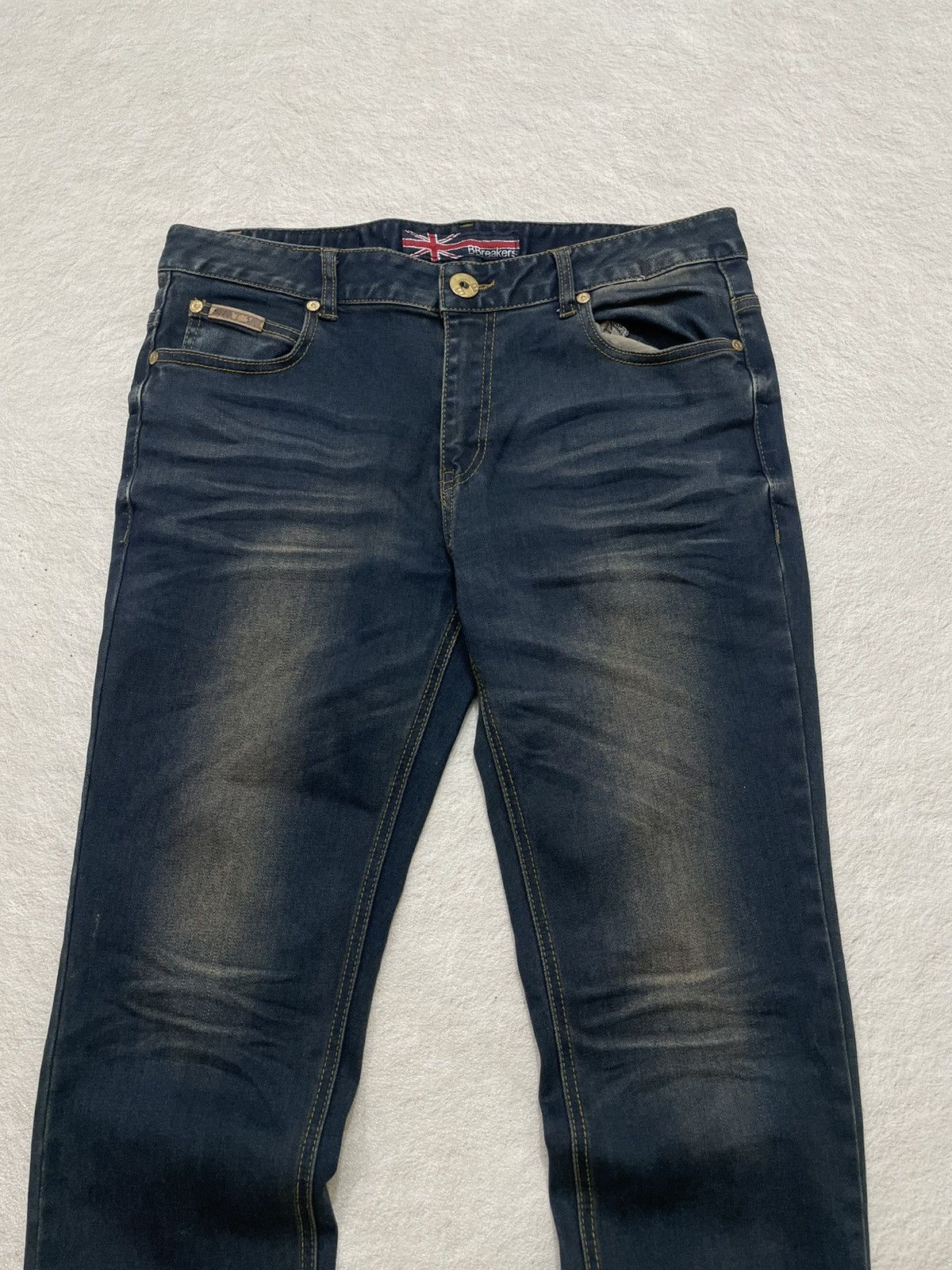 Number (N)ine 2000s Archival Hysteric Dark Indigo Denim Ifsix LGB slim fit Size US 32 / EU 48 - 2 Thumbnail