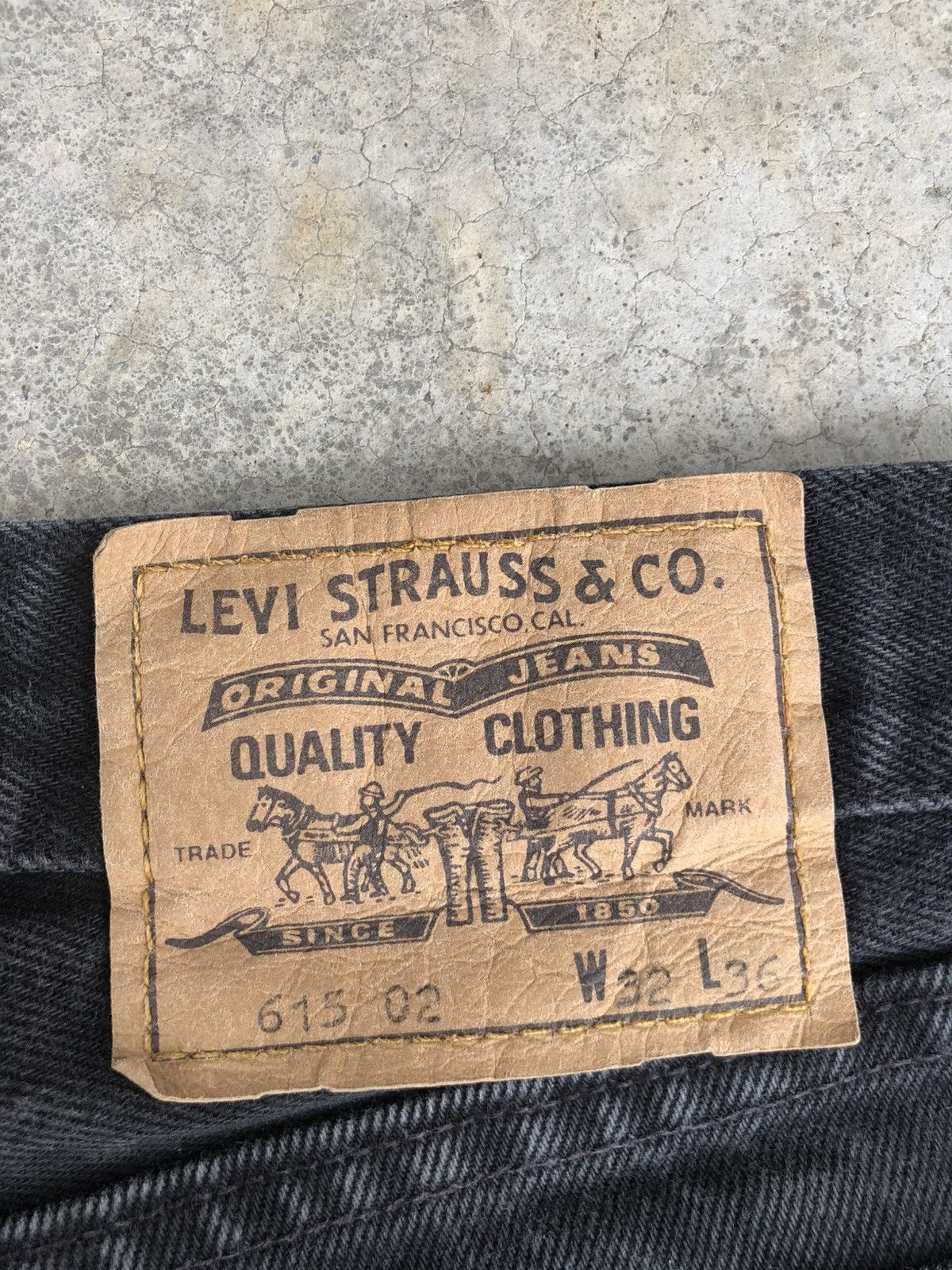 Levi's Vintage 90s Levis Orange Tab Distressed Denim 615 Size US 31 - 18 Thumbnail