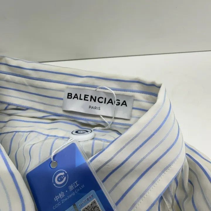Balenciaga Balenciaga Balenciaga Casual Striped Long Sleeve Shirt -25 Size US S / EU 44-46 / 1 - 1 Thumbnail