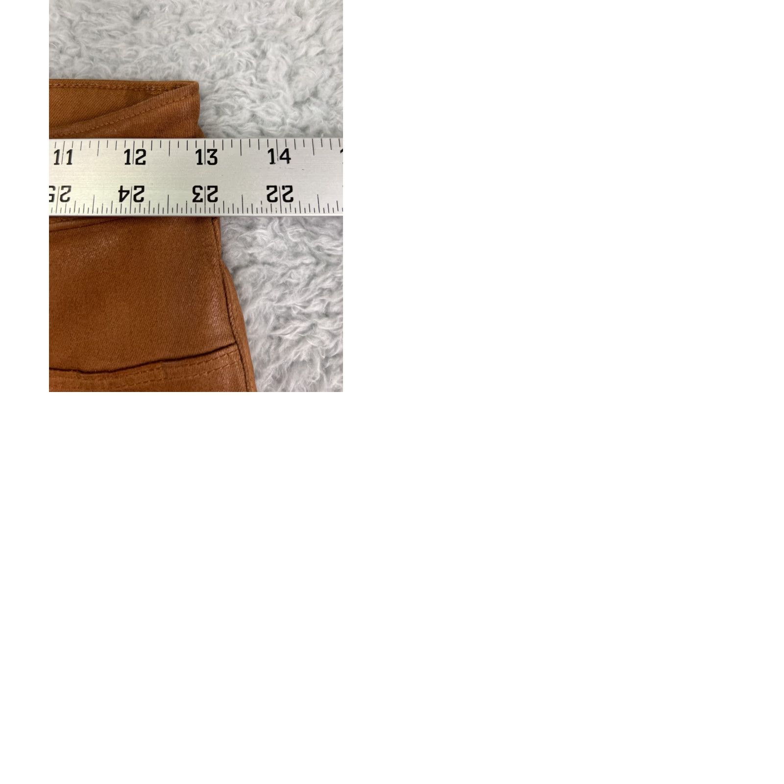 L'AGENCE L'agence L'agence Jeans Women 26 Brown Skinny Ankle Zip Leather Look Denim 5-Pocket Design Vintage No Size 26" / US 2 / IT 38 - 10 Thumbnail