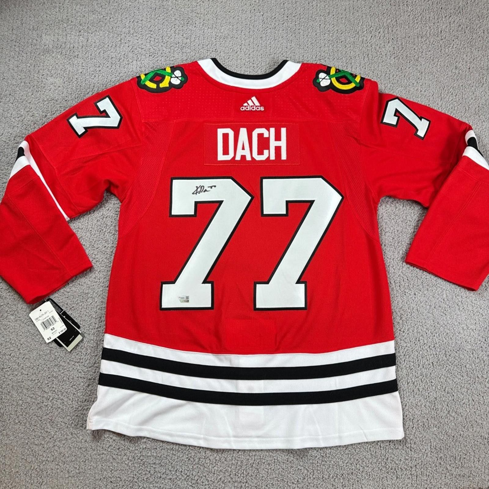 Adidas Kirby Dach Signed Chicago Blackhawks Adidas Authentic Jersey Size US L / EU 52-54 / 3 - 3 Thumbnail
