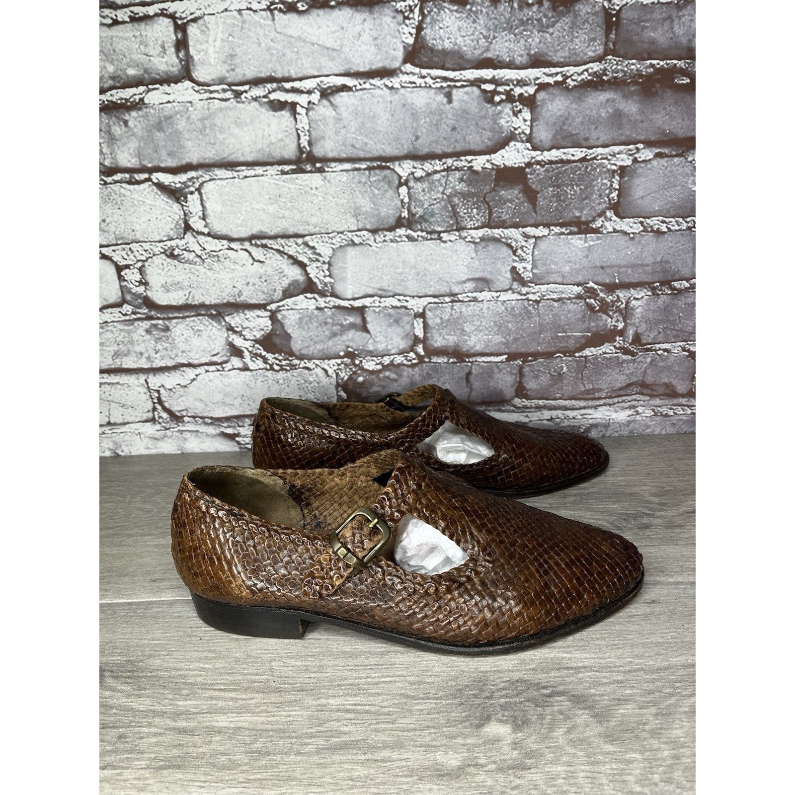 Bally VTG Bally Seville Leather Woven Monk Strap Loafers Shoes Bro Size US 8.5 / EU 41-42 - 6 Thumbnail
