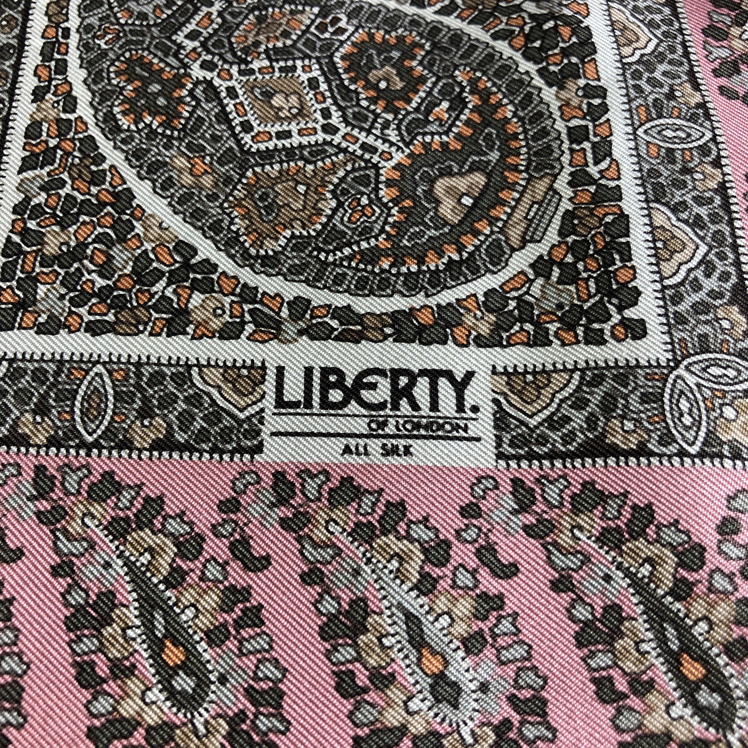 Liberty Liberty Of London Hand Rolled Paisley Silk Scarf M1149 Size ONE SIZE - 4 Thumbnail